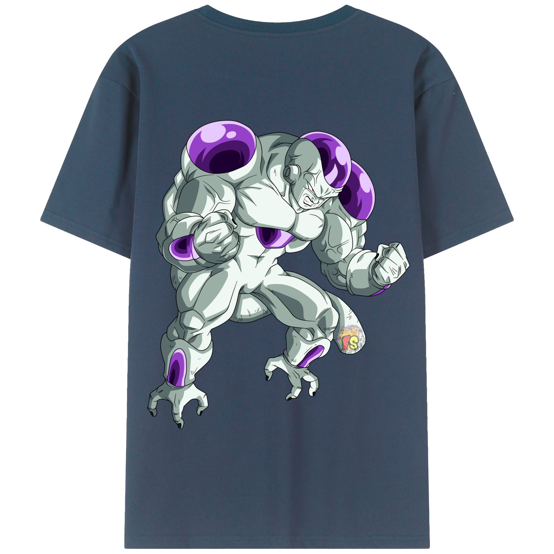 （画像用） ドラゴンボール フリーザ DRAGON BALL Frieza 綿100％半袖Tシャツ（背面プリント）
