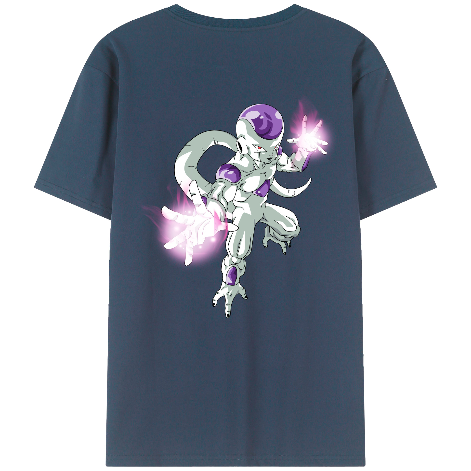 （画像用） ドラゴンボール フリーザ DRAGON BALL Frieza 綿100％半袖Tシャツ（背面プリント）
