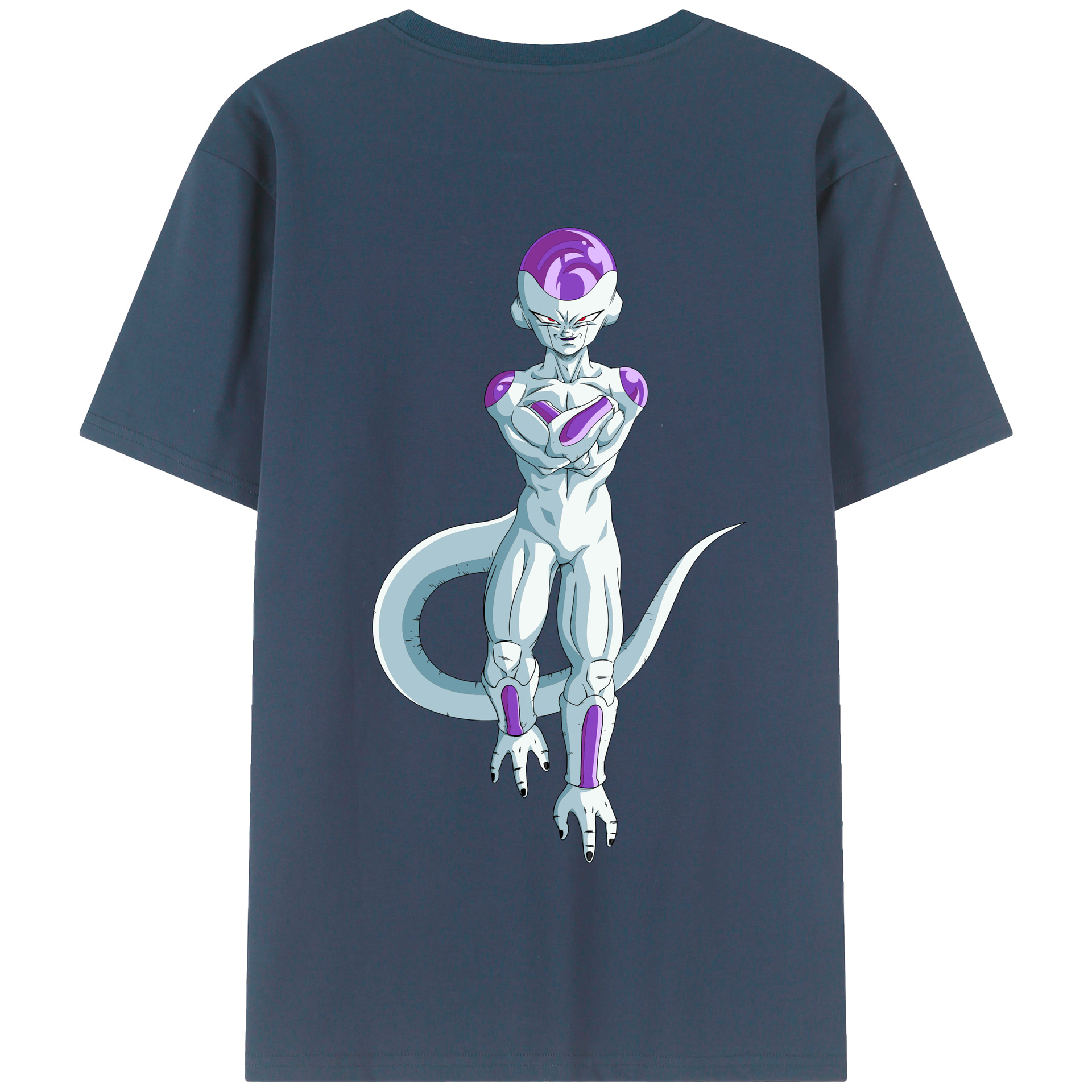 （画像用） ドラゴンボール フリーザ DRAGON BALL Frieza 綿100％半袖Tシャツ（背面プリント）