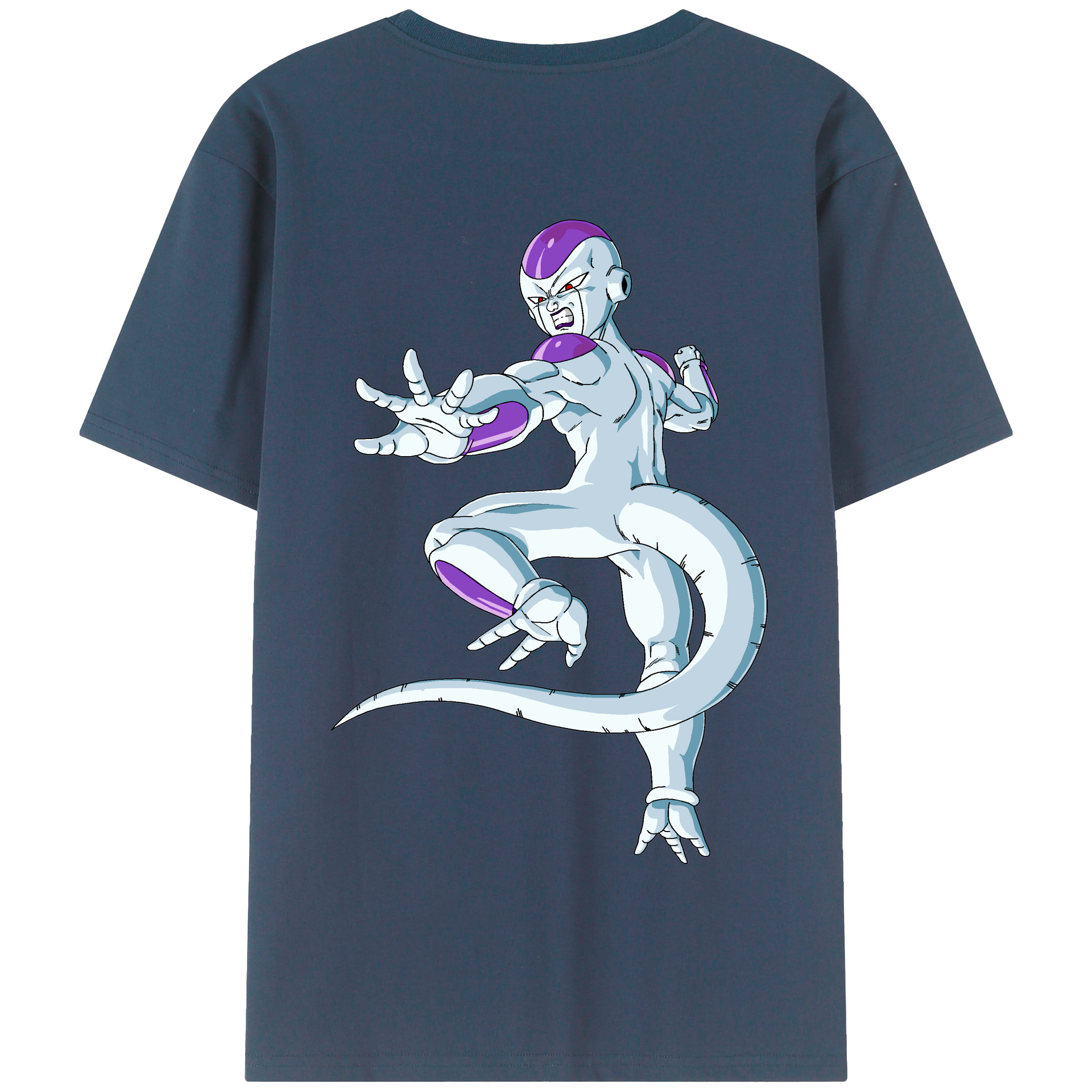 （画像用） ドラゴンボール フリーザ DRAGON BALL Frieza 綿100％半袖Tシャツ（背面プリント）