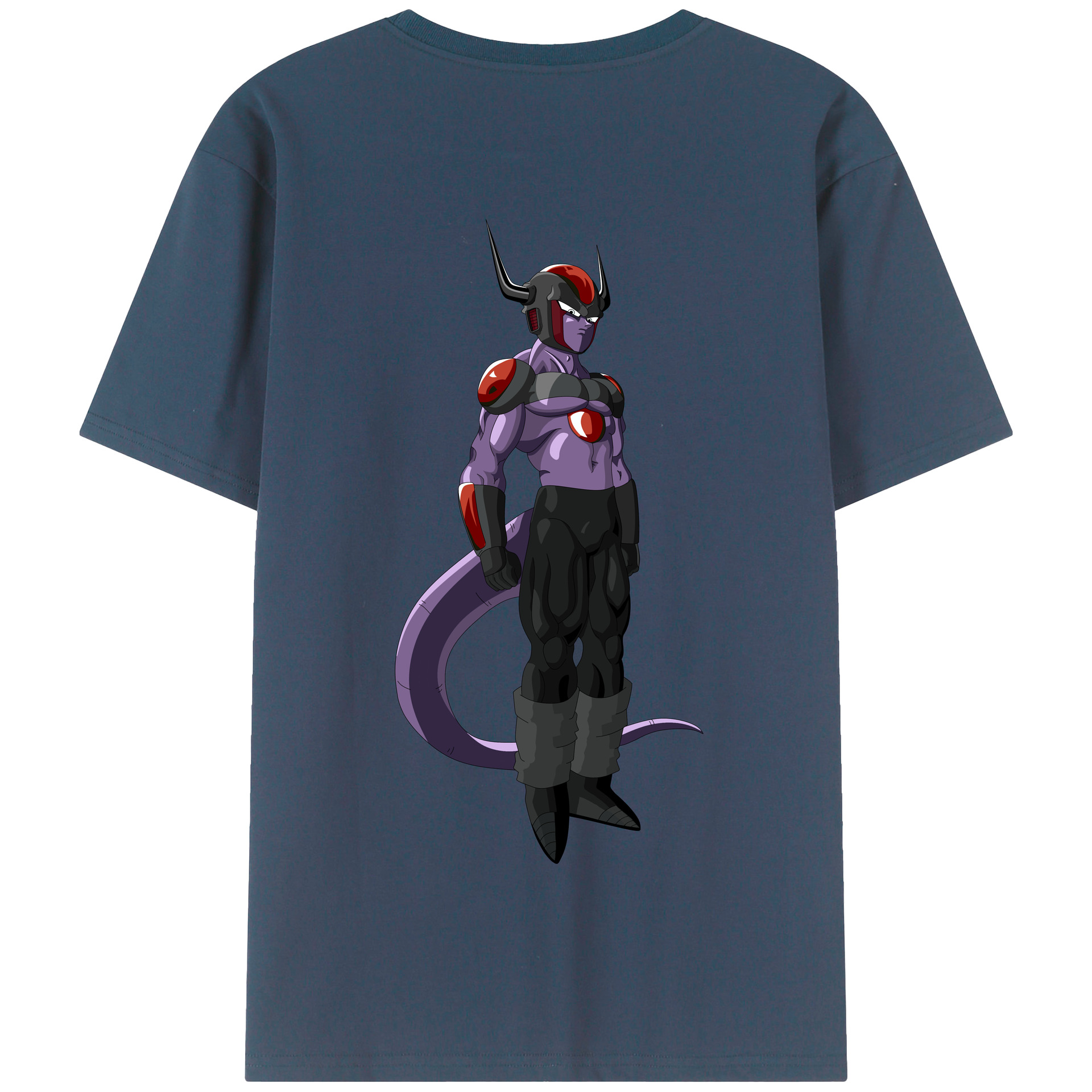 （画像用） ドラゴンボール フリーザ DRAGON BALL Frieza 綿100％半袖Tシャツ（背面プリント）