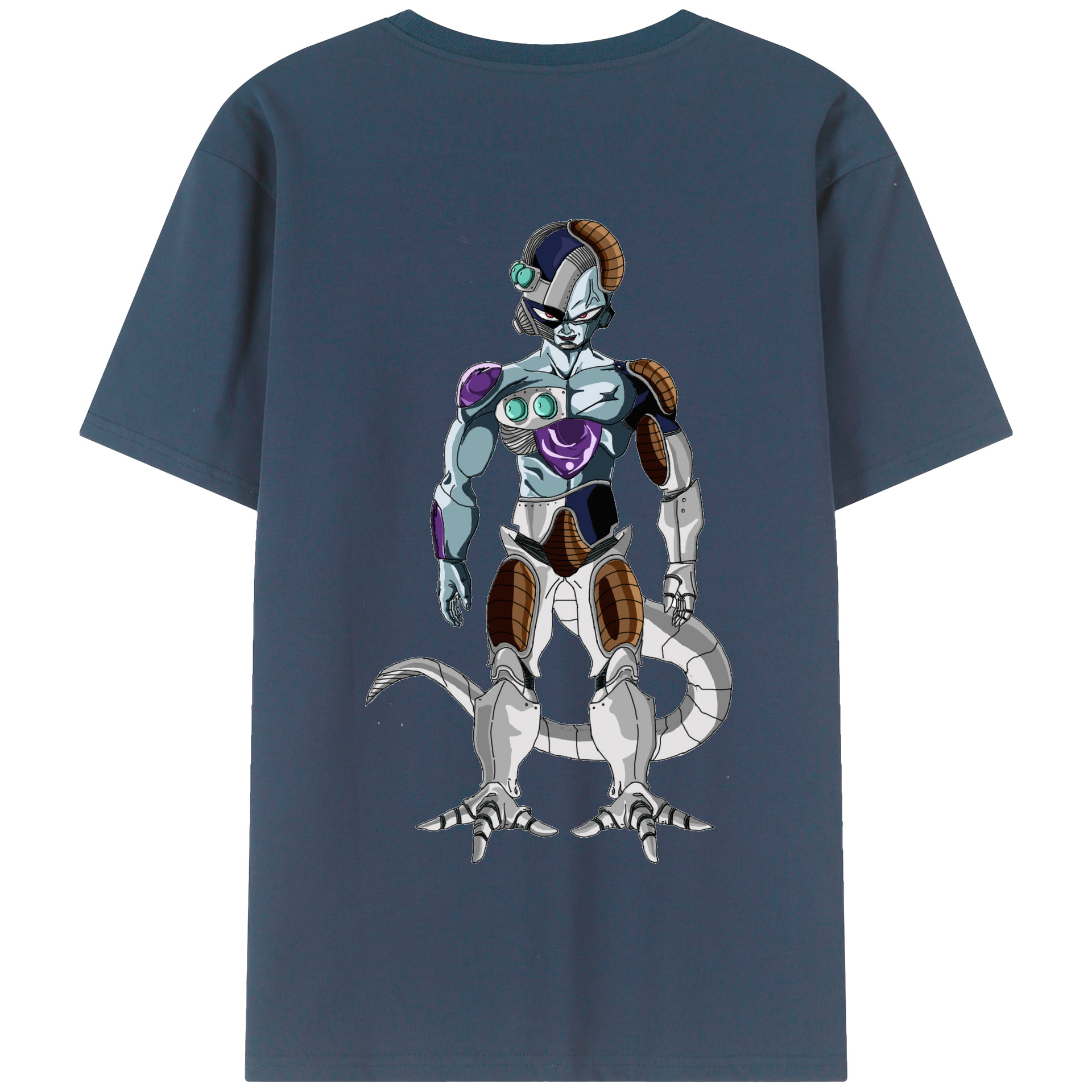 （画像用） ドラゴンボール クウラ DRAGON BALL Cooler Coora 綿100％半袖Tシャツ（背面プリント）