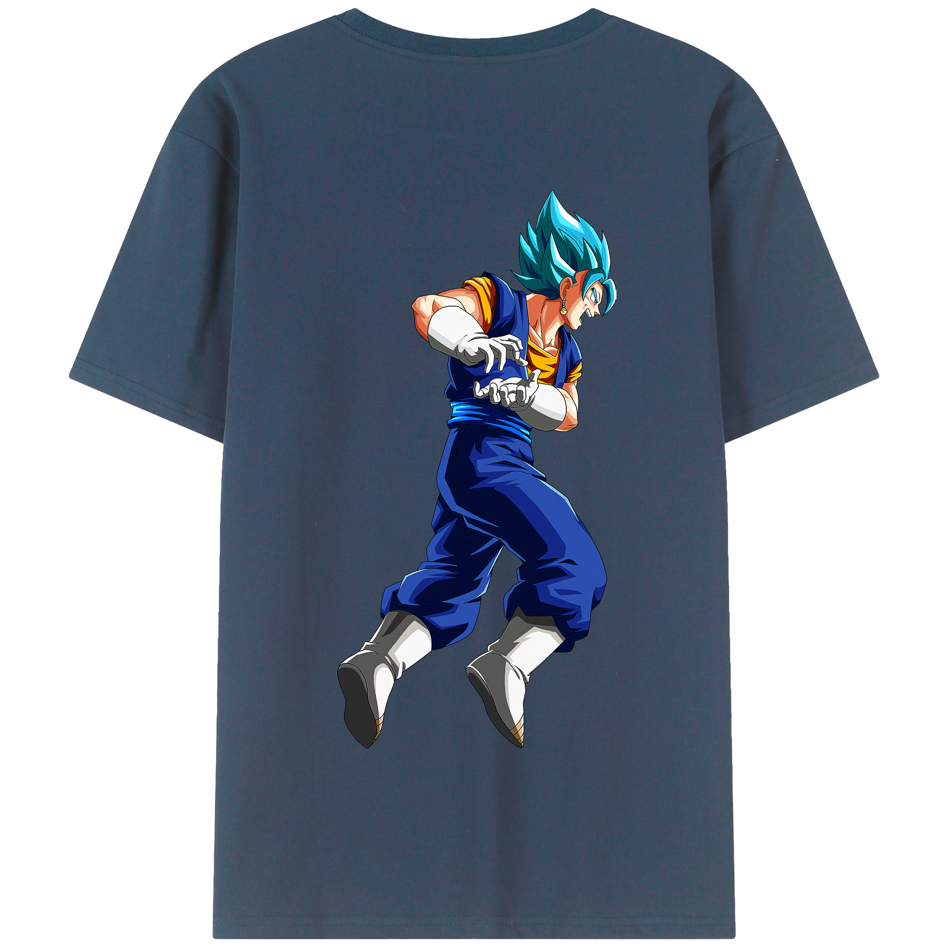 （画像用） ドラゴンボール ベジット DRAGON BALL Vegetto 綿100％半袖Tシャツ（背面プリント）