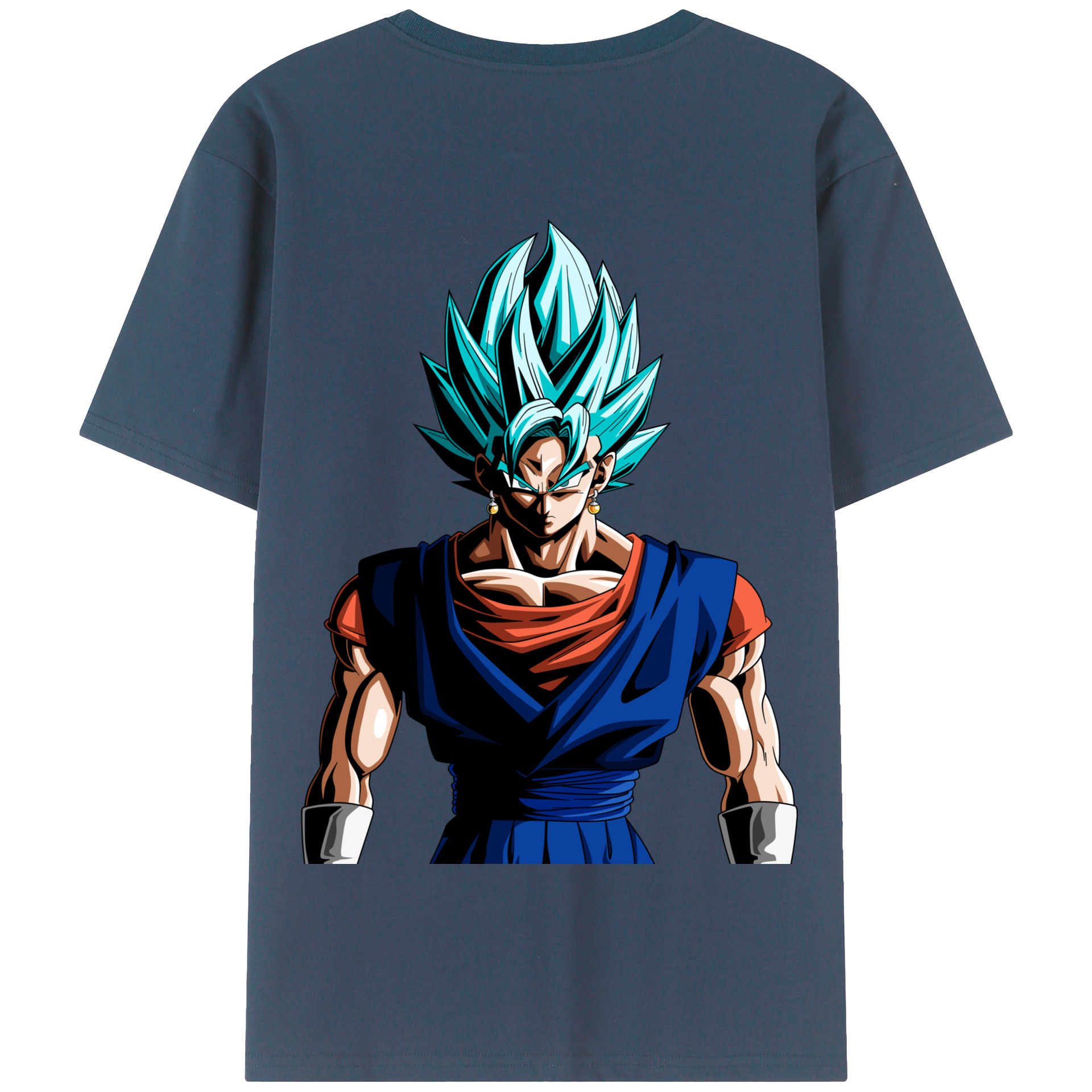 （画像用） ドラゴンボール ベジット DRAGON BALL Vegetto 綿100％半袖Tシャツ（背面プリント）