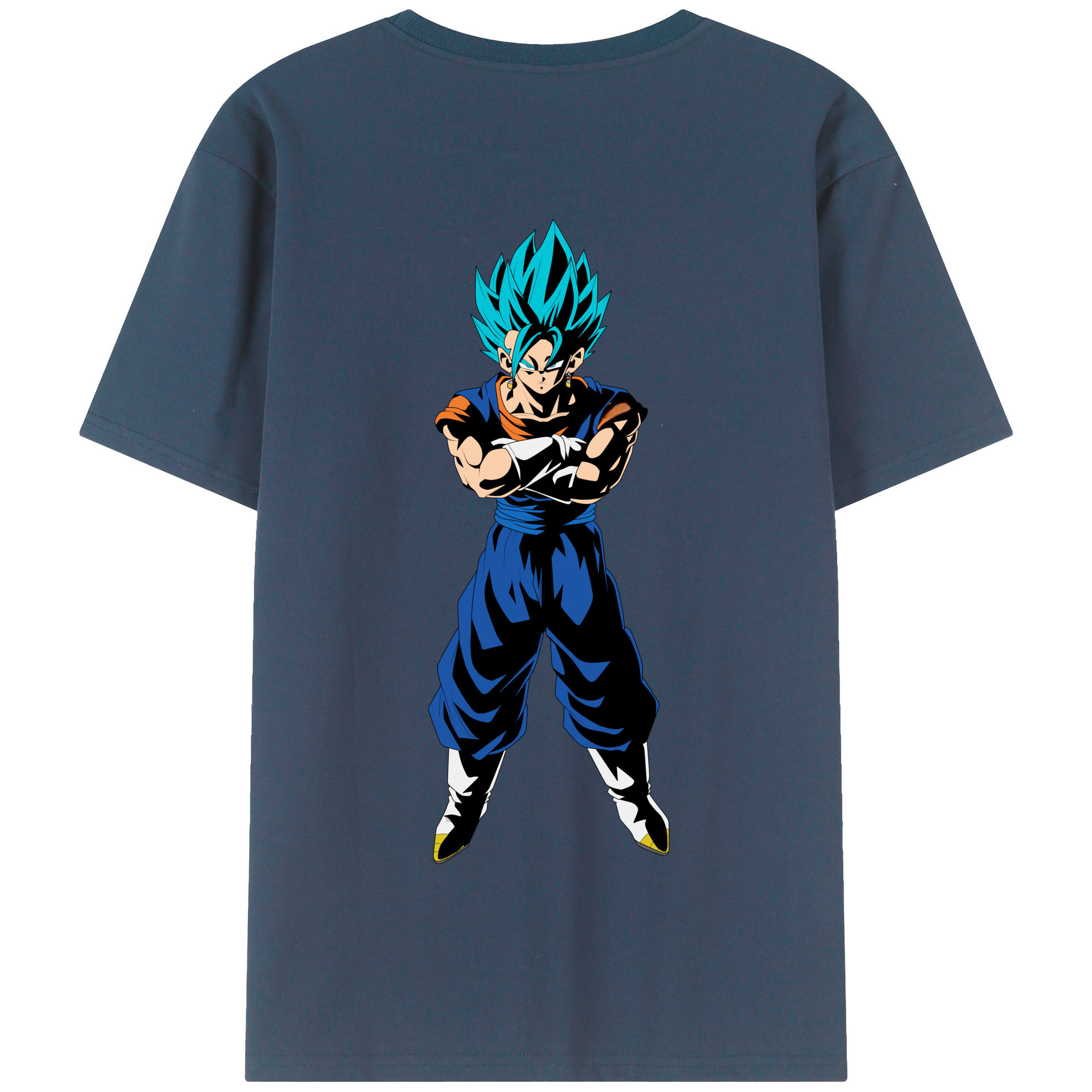 （画像用） ドラゴンボール ベジット DRAGON BALL Vegetto 綿100％半袖Tシャツ（背面プリント）