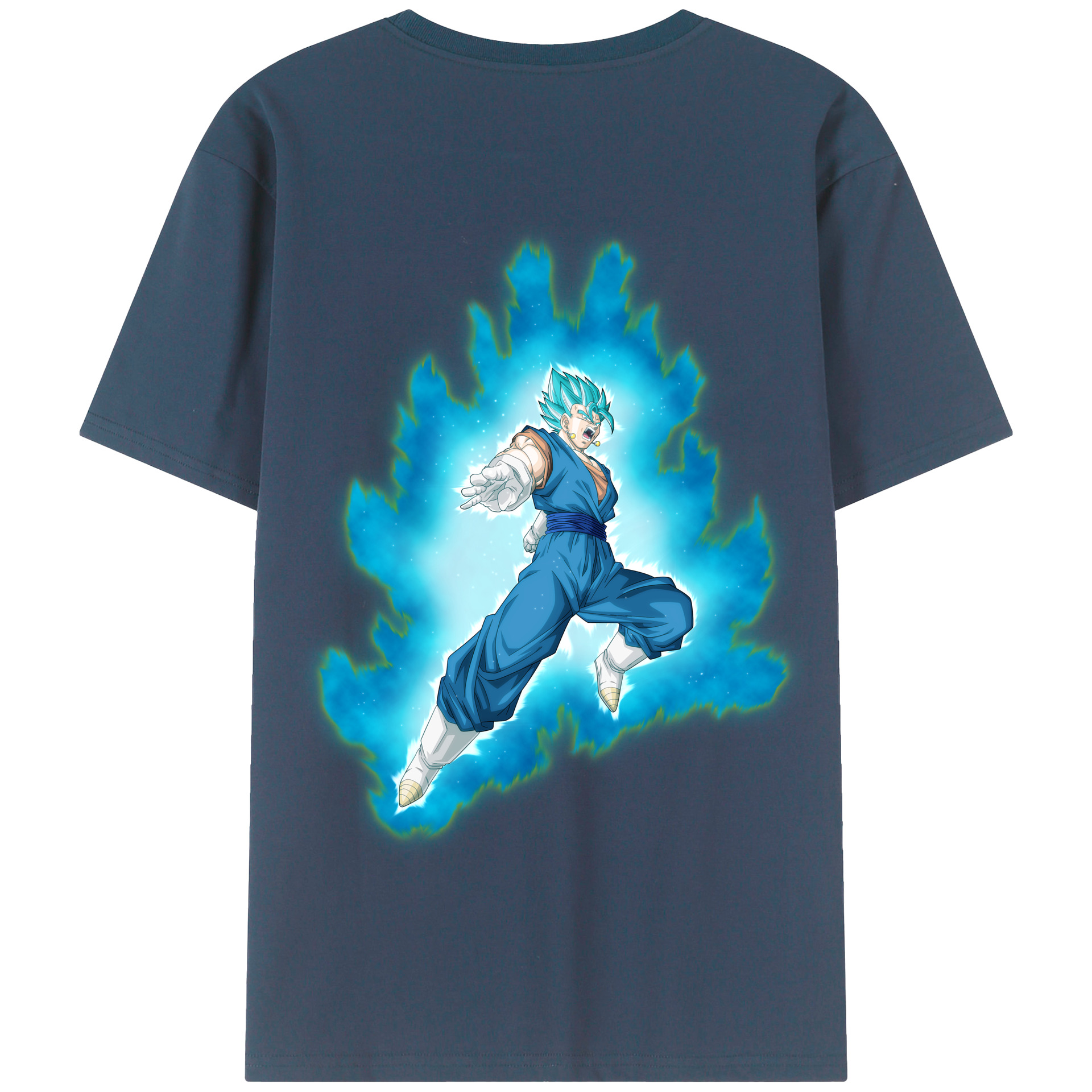（画像用） ドラゴンボール ベジット DRAGON BALL Vegetto 綿100％半袖Tシャツ（背面プリント）