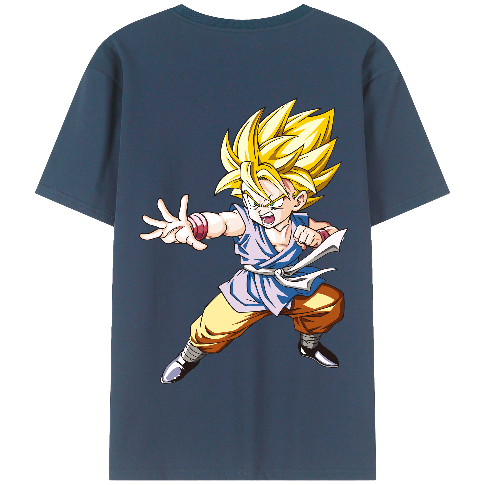 （画像用） ドラゴンボール ベジット DRAGON BALL Vegetto 綿100％半袖Tシャツ（背面プリント）