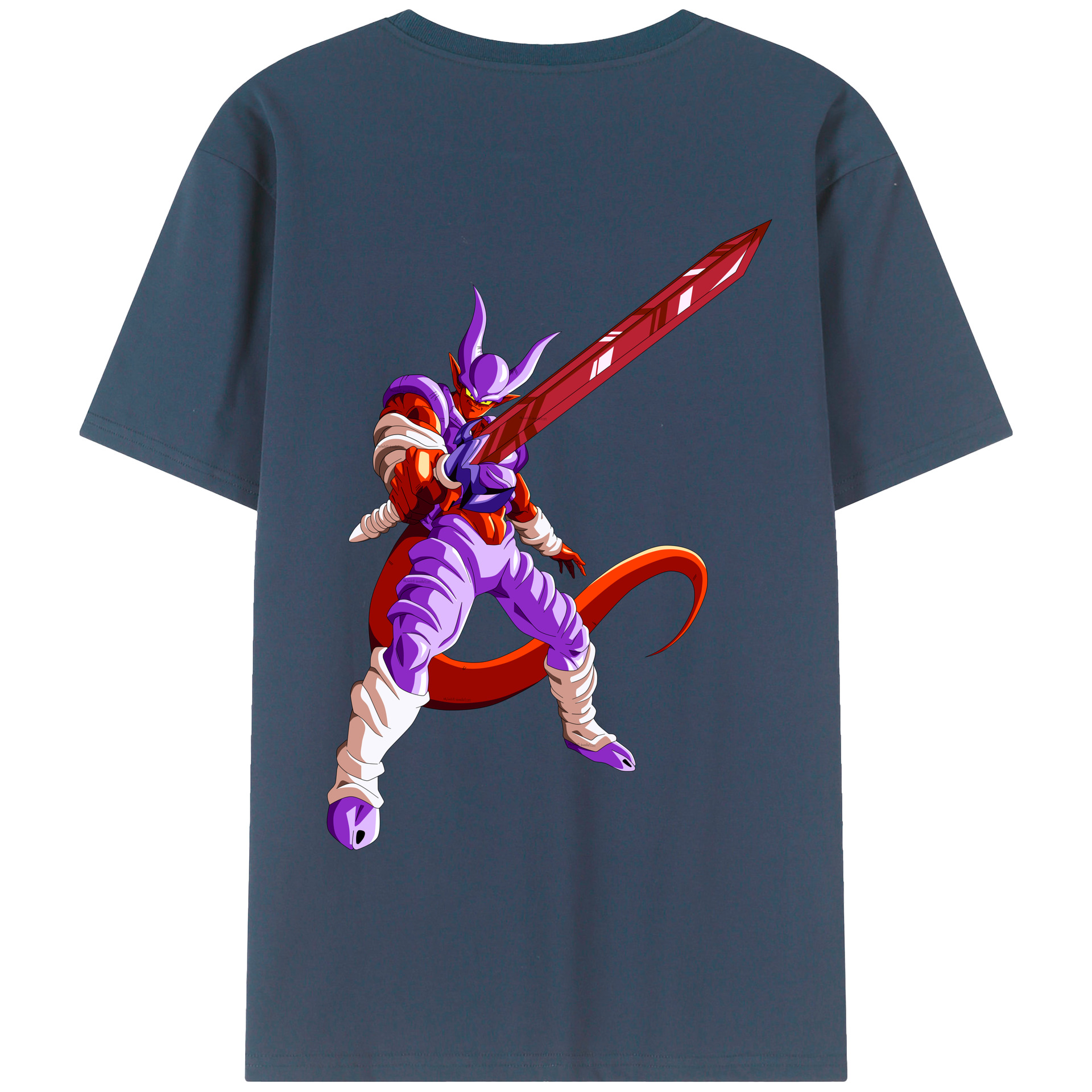（画像用） ドラゴンボール ジャネンバ DRAGON BALL Janemba 綿100％半袖Tシャツ（背面プリント）