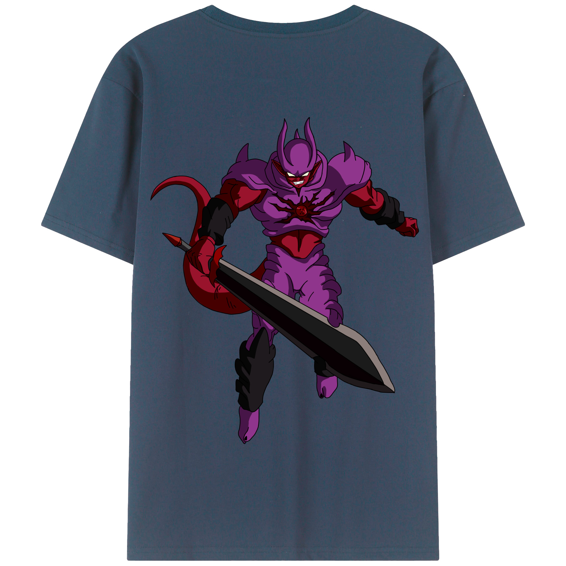 （画像用） ドラゴンボール ジャネンバ DRAGON BALL Janemba 綿100％半袖Tシャツ（背面プリント）
