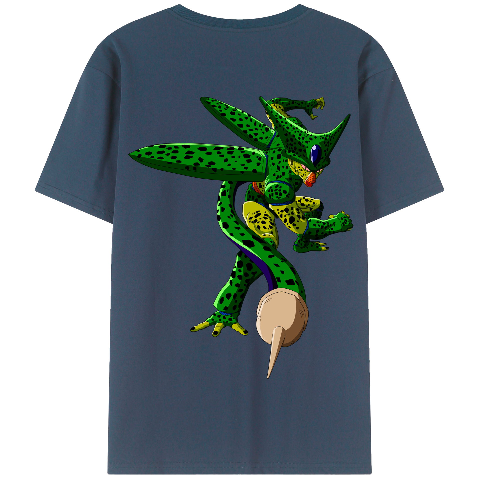 （画像用） ドラゴンボール セル DRAGON BALL Cell 綿100％半袖Tシャツ（背面プリント）