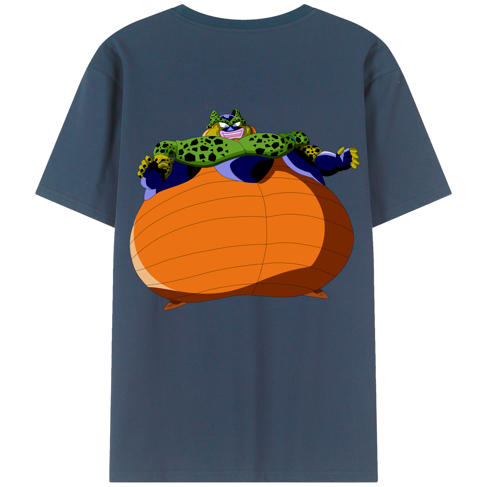 （画像用） ドラゴンボール セル DRAGON BALL Cell 綿100％半袖Tシャツ（背面プリント）
