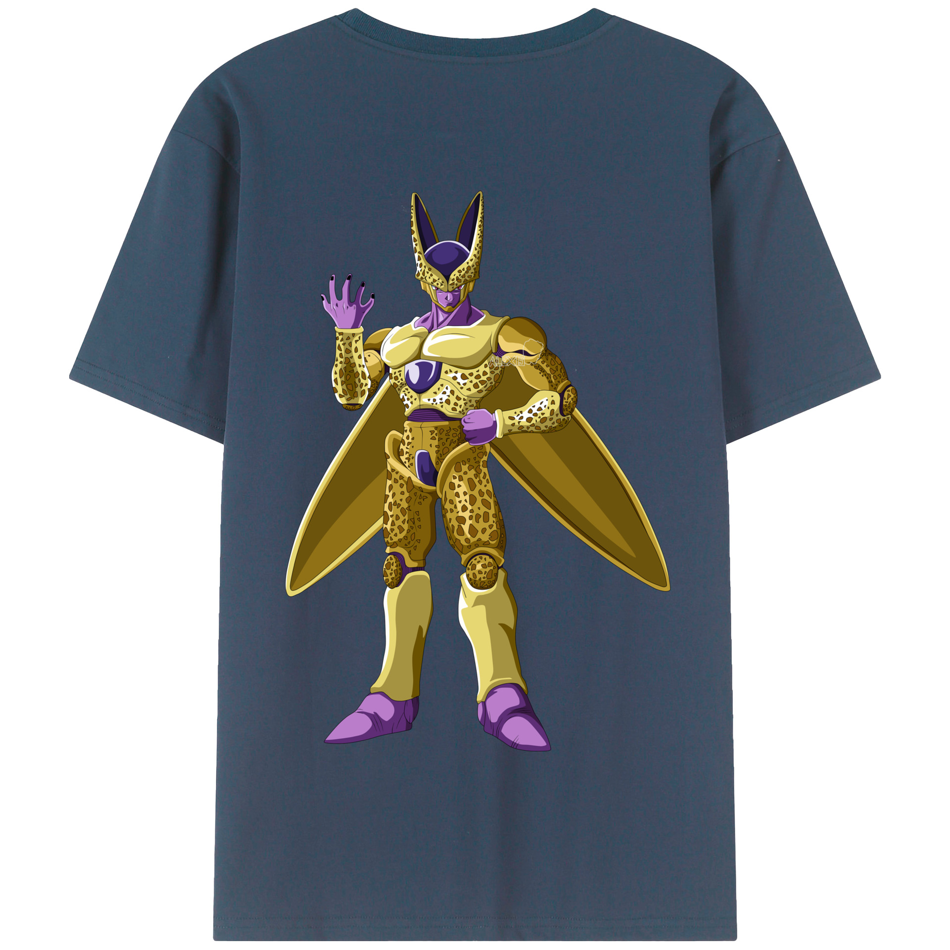 （画像用） ドラゴンボール セル DRAGON BALL Cell 綿100％半袖Tシャツ（背面プリント）