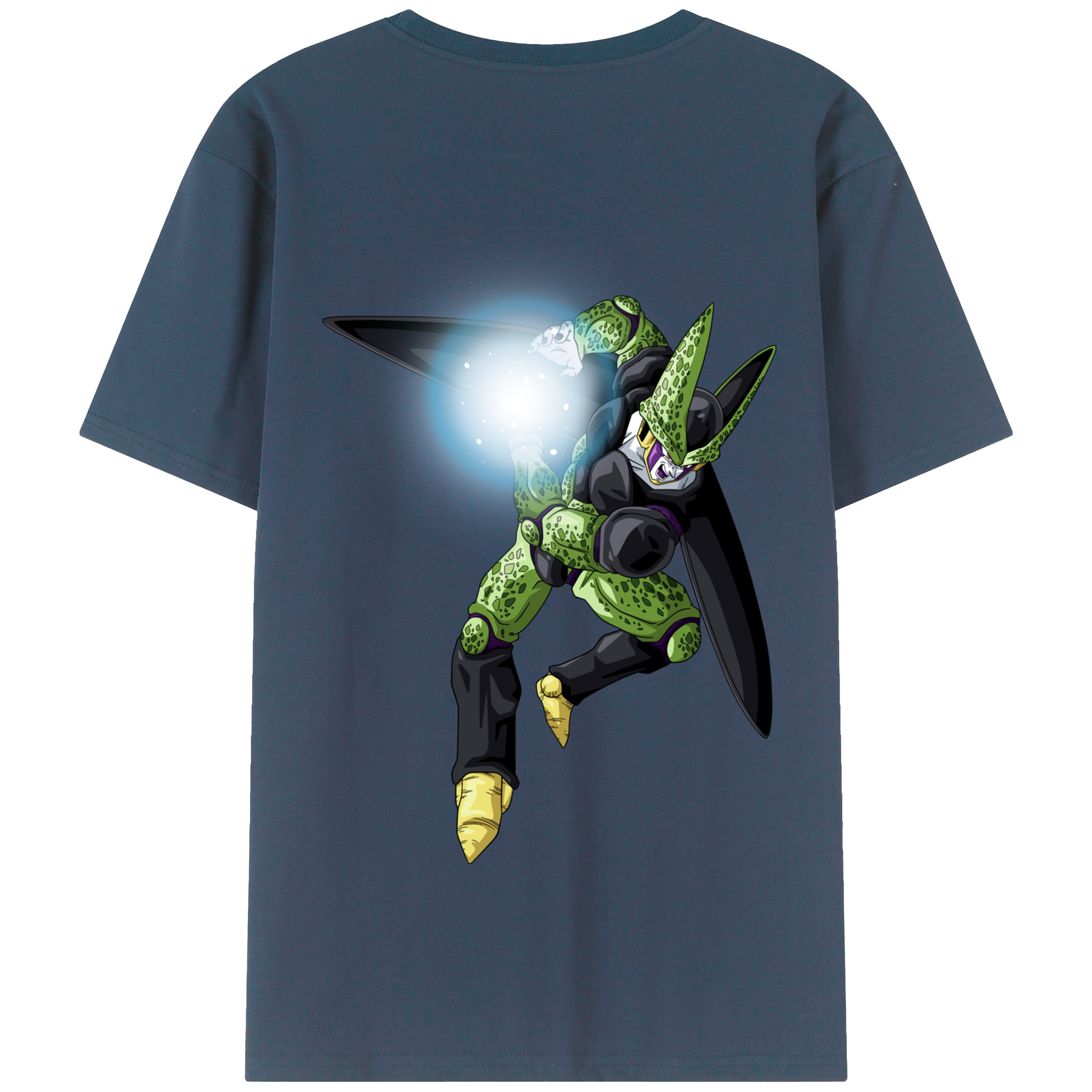 （画像用） ドラゴンボール セル DRAGON BALL Cell 綿100％半袖Tシャツ（背面プリント）