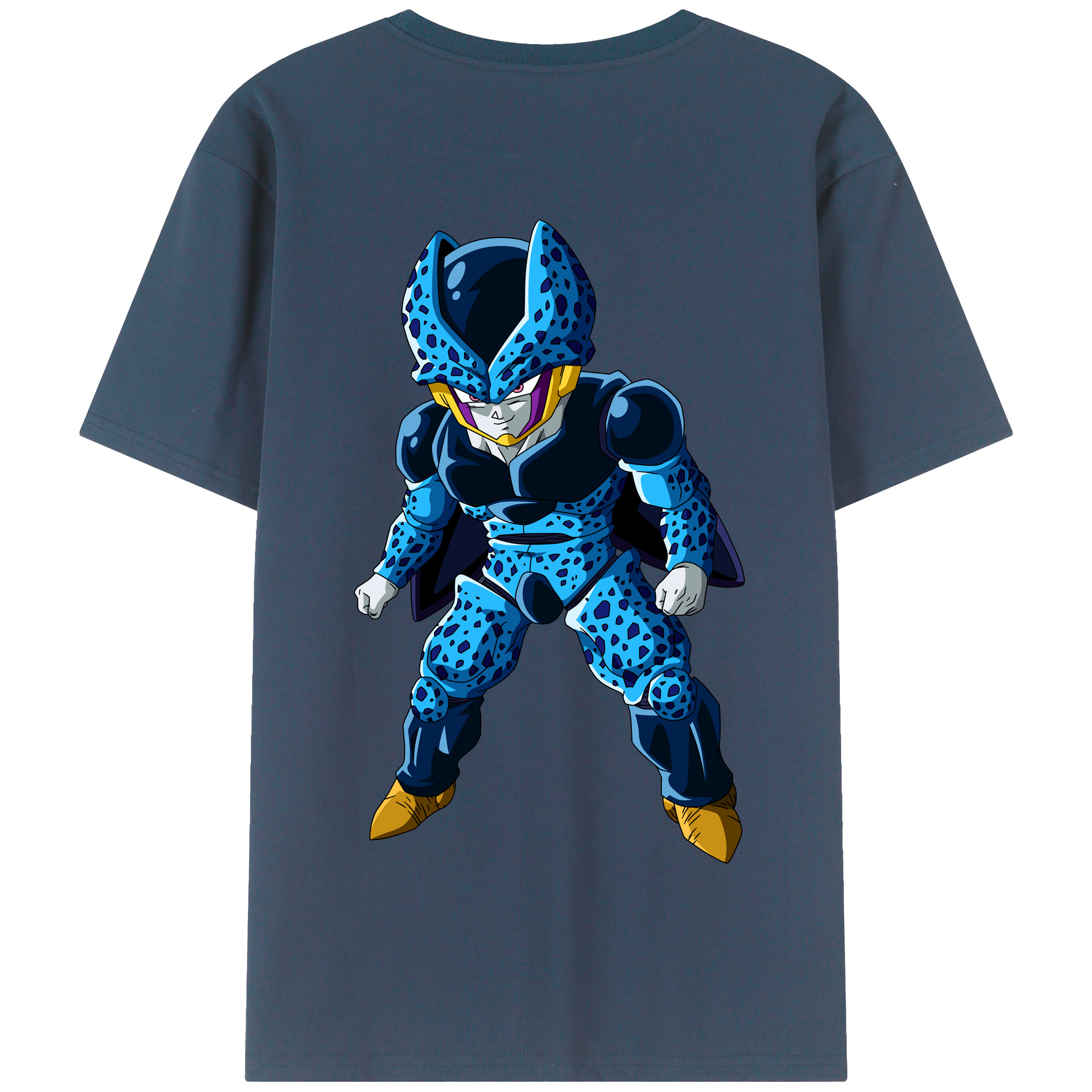 （画像用） ドラゴンボール セル DRAGON BALL Cell 綿100％半袖Tシャツ（背面プリント）
