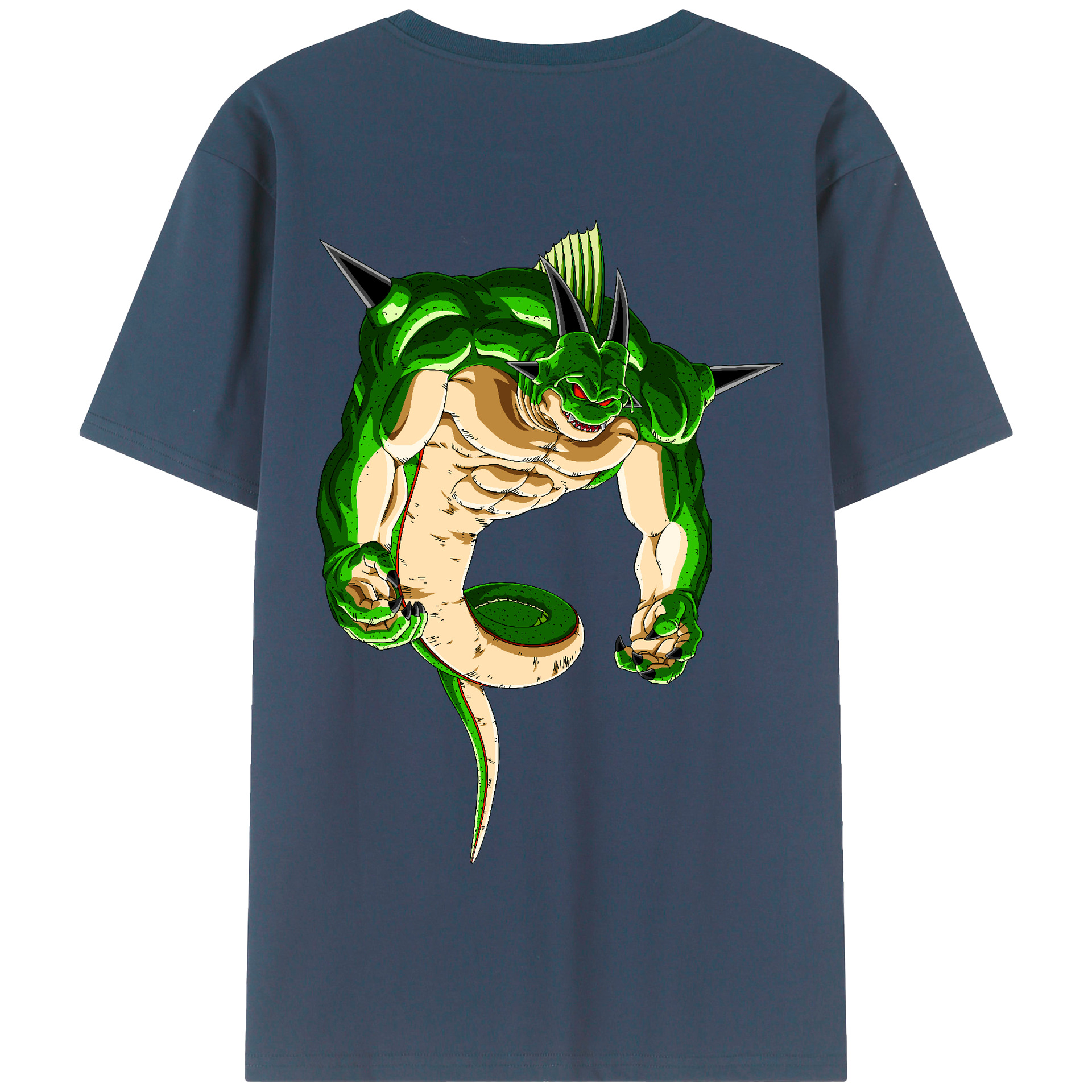 （画像用） ドラゴンボール 神龍 シェンロン DRAGON BALL Shenron 綿100％半袖Tシャツ（背面プリント）