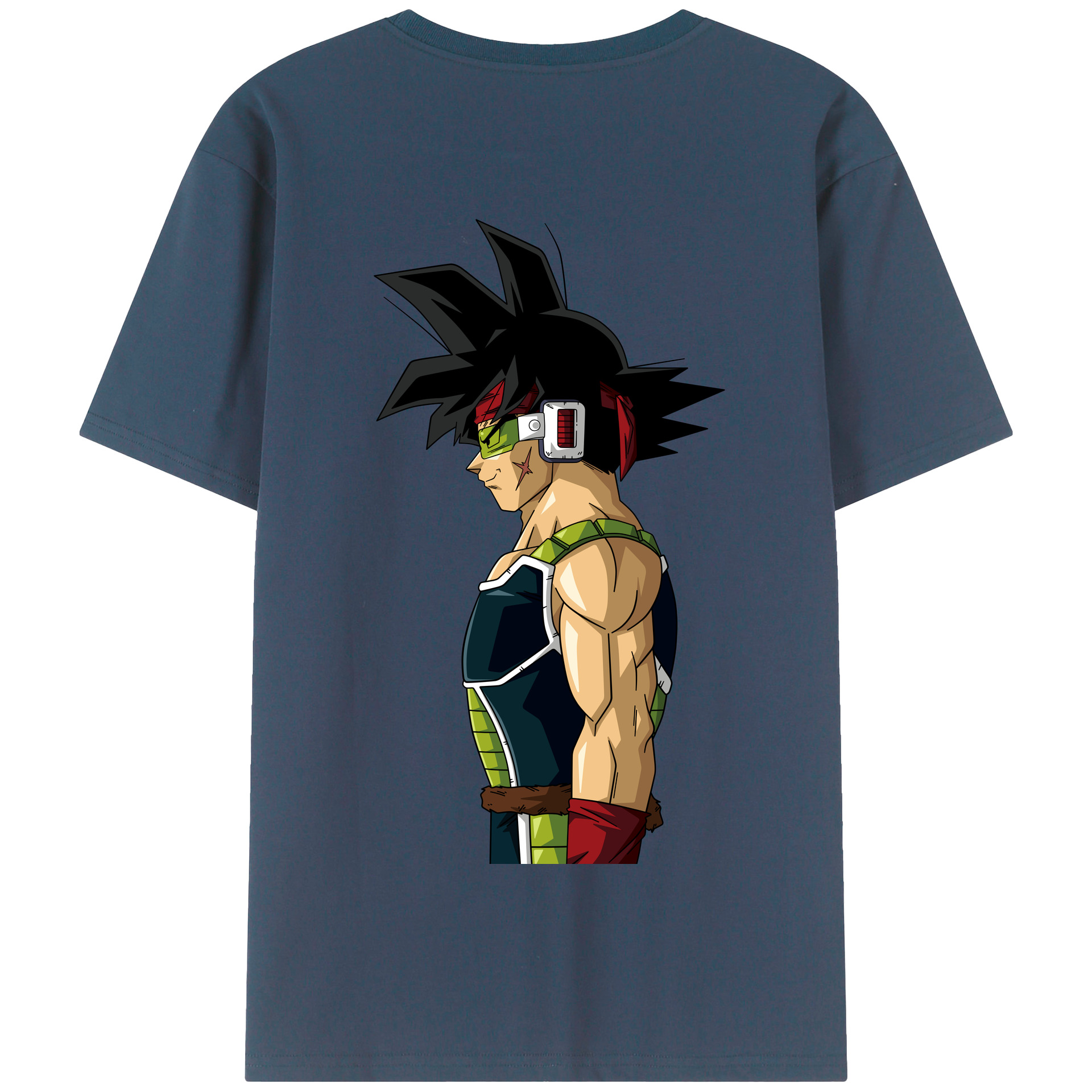 （画像用） ドラゴンボール バーダック DRAGON BALL Burdock 綿100％半袖Tシャツ（背面プリント）