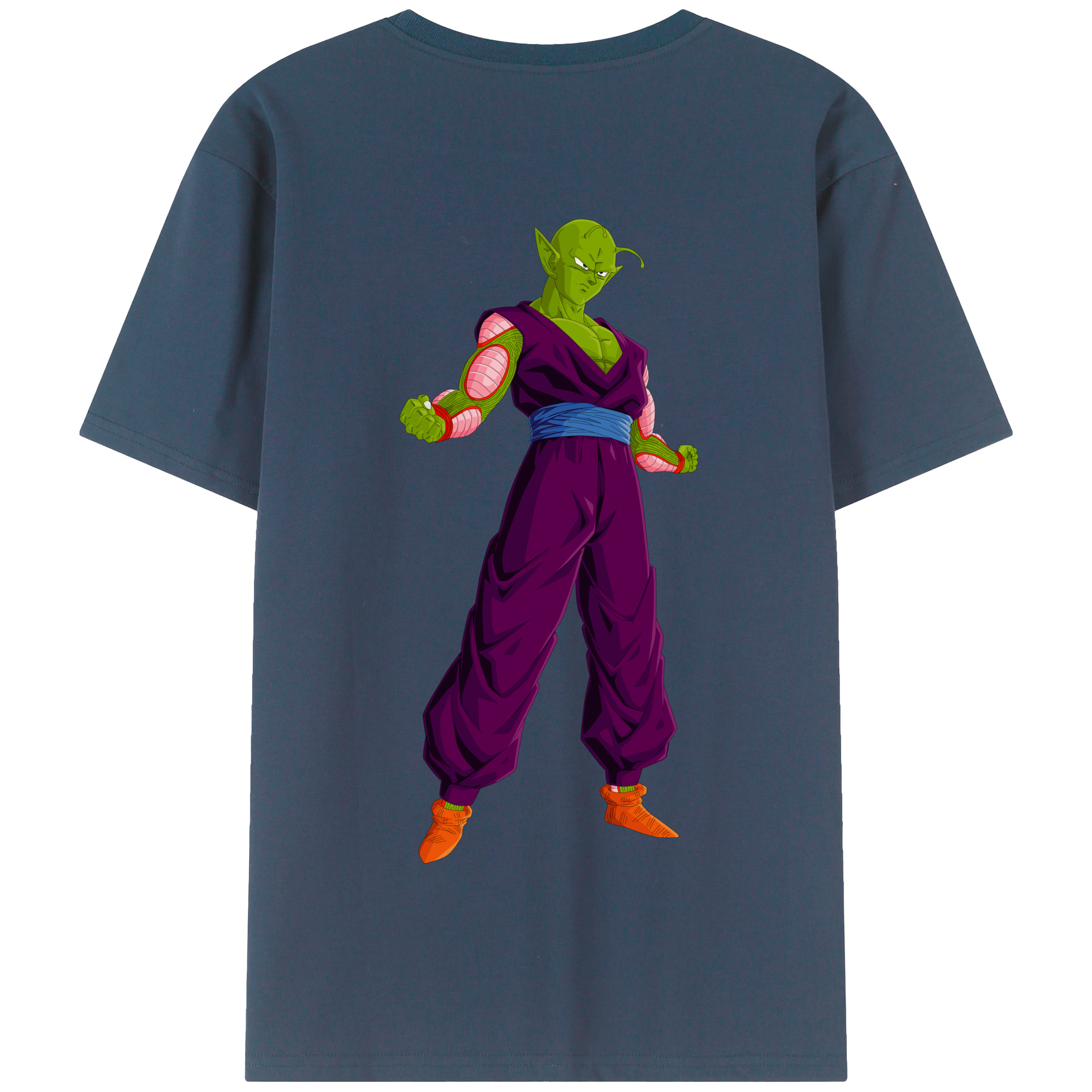 （画像用） ドラゴンボール ピッコロ DRAGON BALL Piccolo 綿100％半袖Tシャツ（背面プリント）