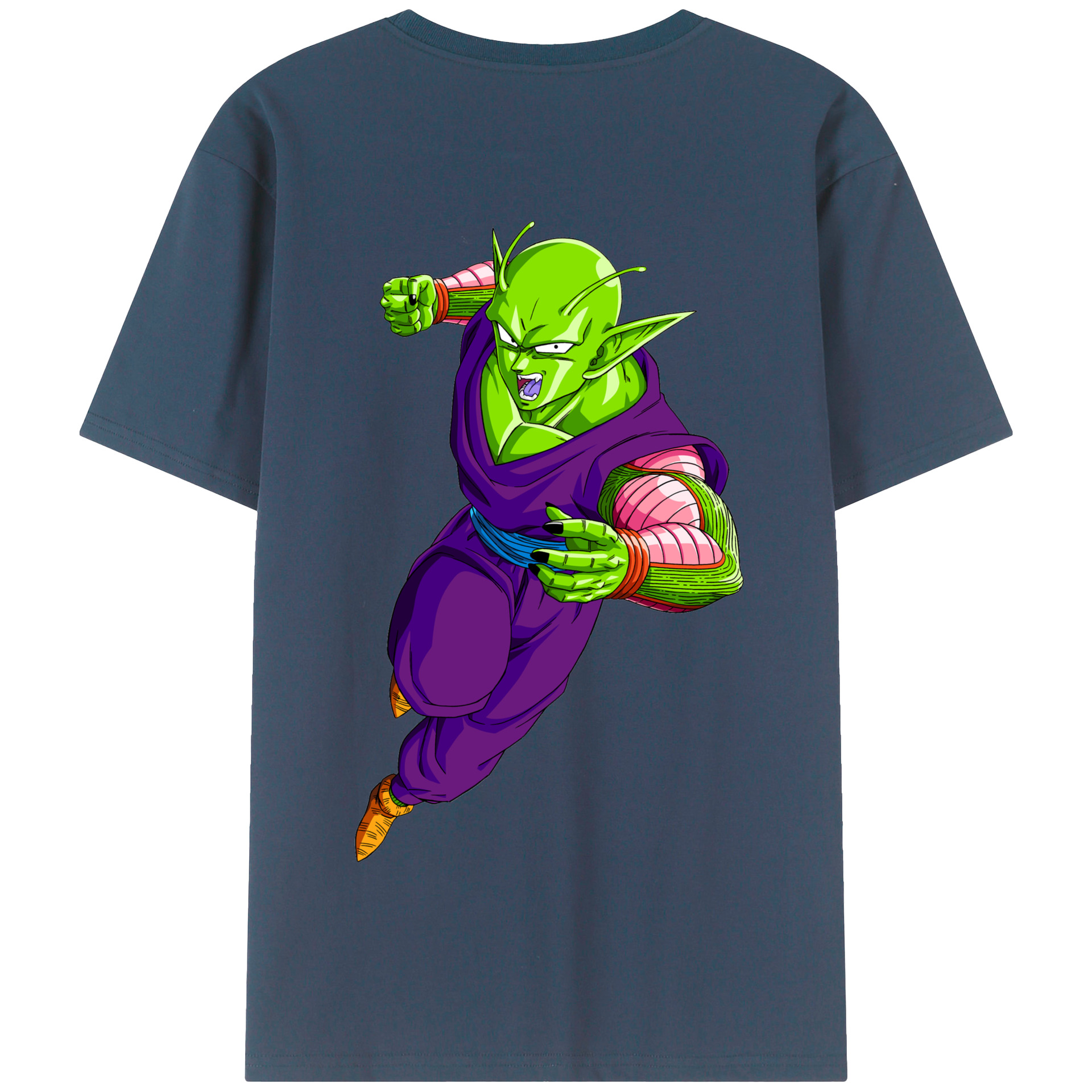 （画像用） ドラゴンボール ピッコロ DRAGON BALL Piccolo 綿100％半袖Tシャツ（背面プリント）