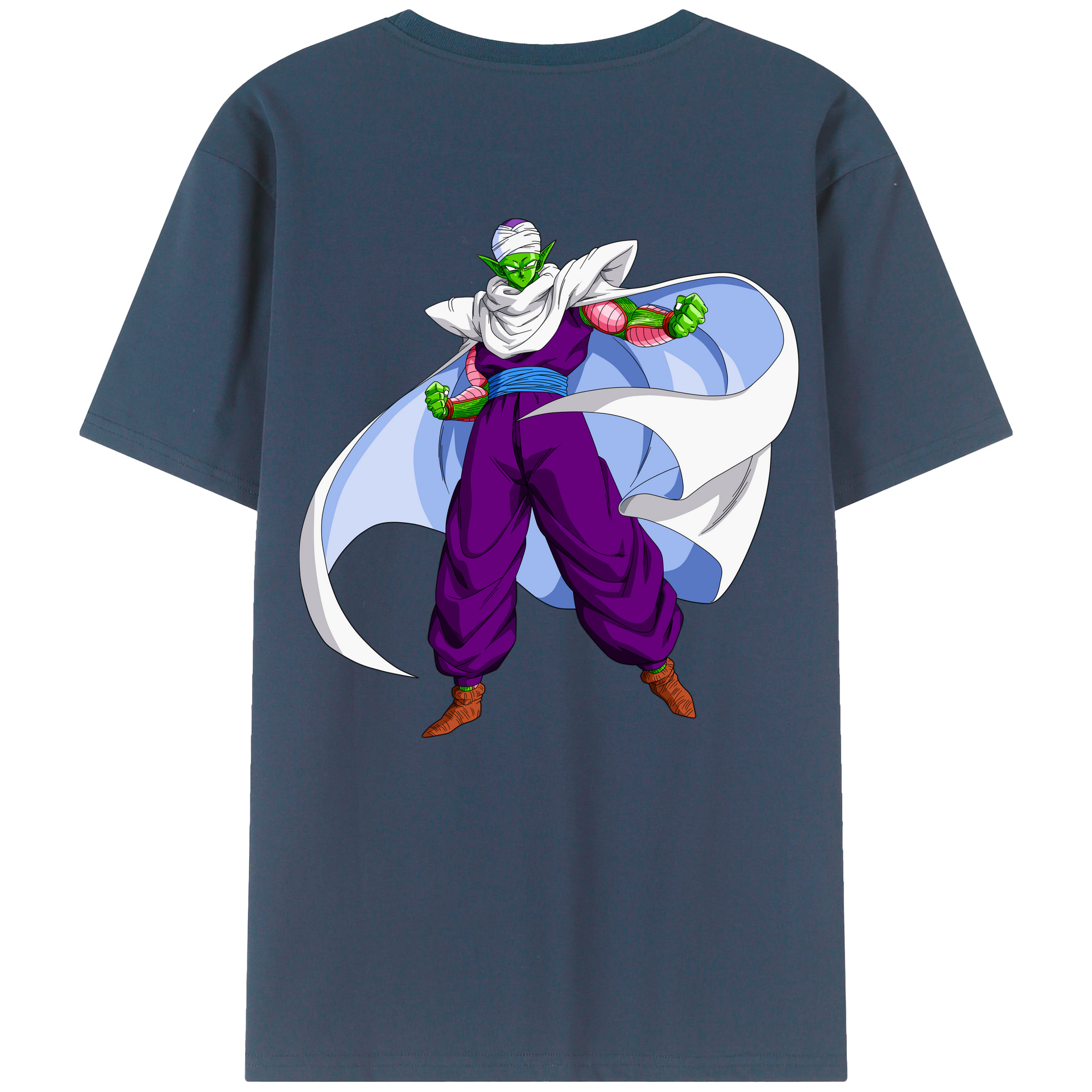 （画像用） ドラゴンボール ピッコロ DRAGON BALL Piccolo 綿100％半袖Tシャツ（背面プリント）