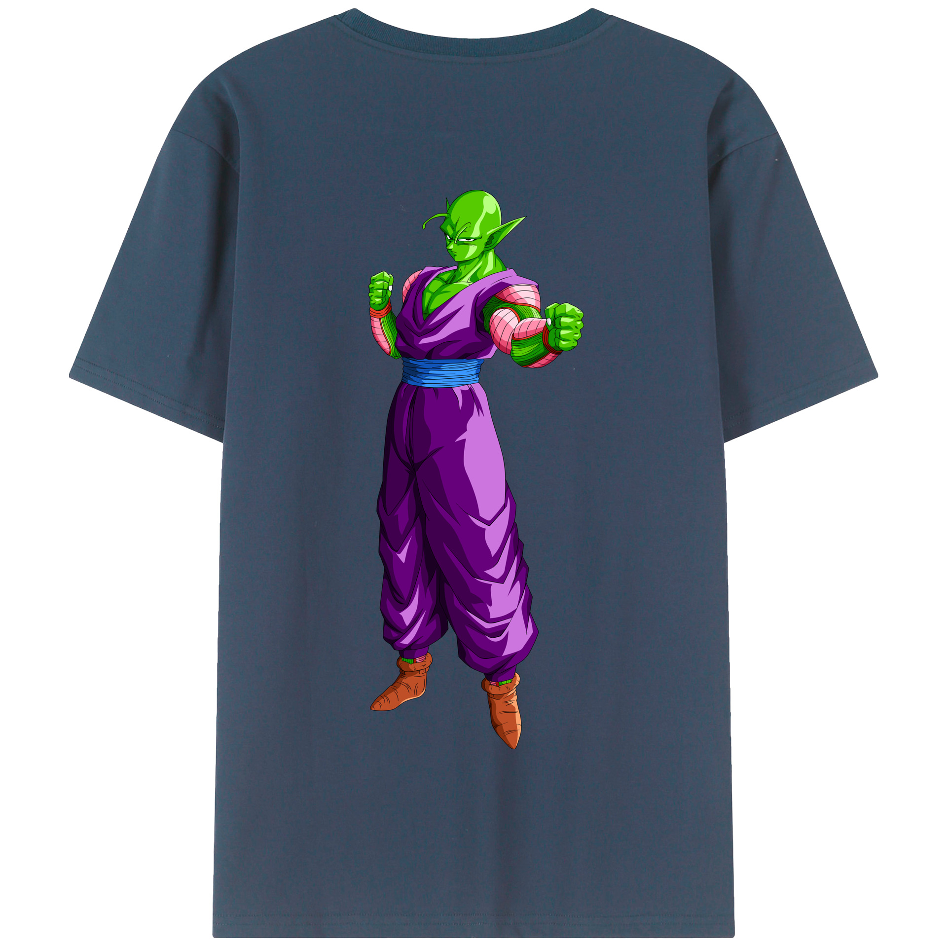 （画像用） ドラゴンボール ピッコロ DRAGON BALL Piccolo 綿100％半袖Tシャツ（背面プリント）