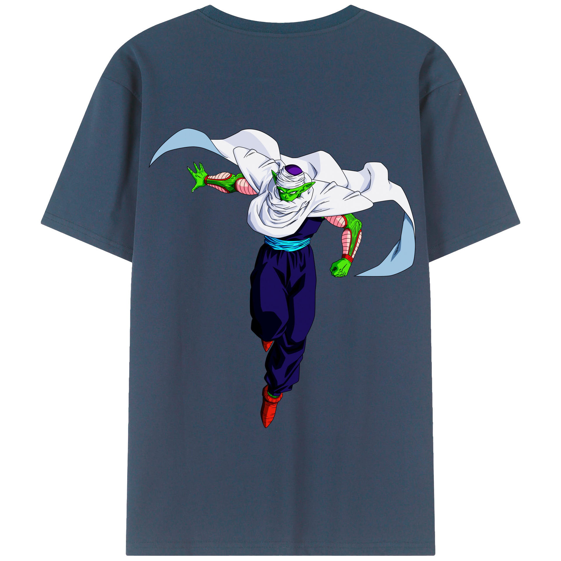 （画像用） ドラゴンボール ピッコロ DRAGON BALL Piccolo 綿100％半袖Tシャツ（背面プリント）