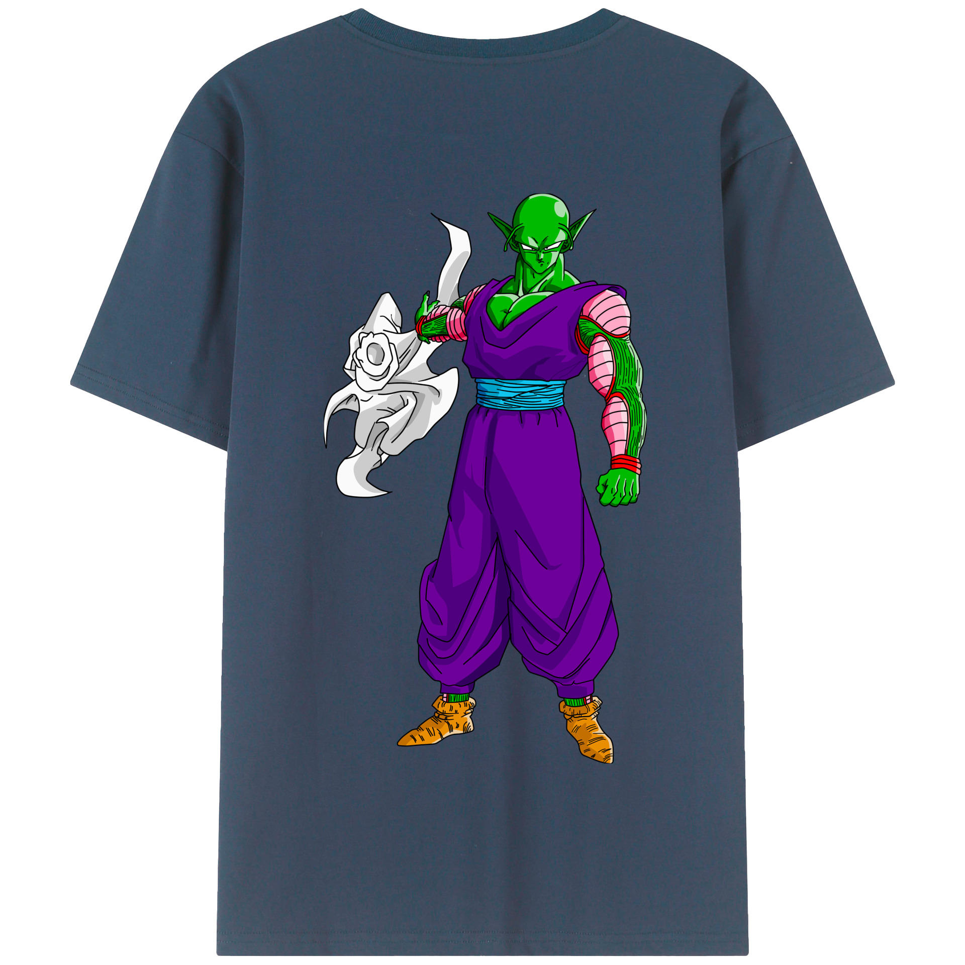 （画像用） ドラゴンボール ピッコロ DRAGON BALL Piccolo 綿100％半袖Tシャツ（背面プリント）