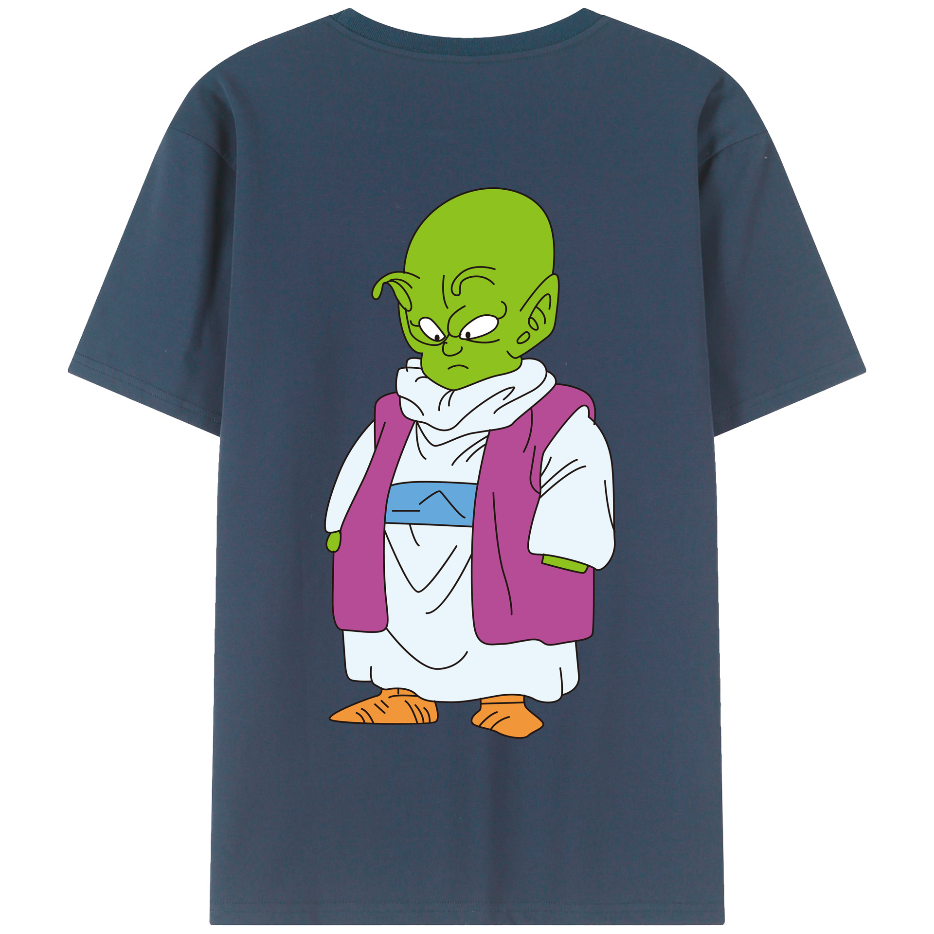 （画像用） ドラゴンボール ピッコロ DRAGON BALL Piccolo 綿100％半袖Tシャツ（背面プリント）