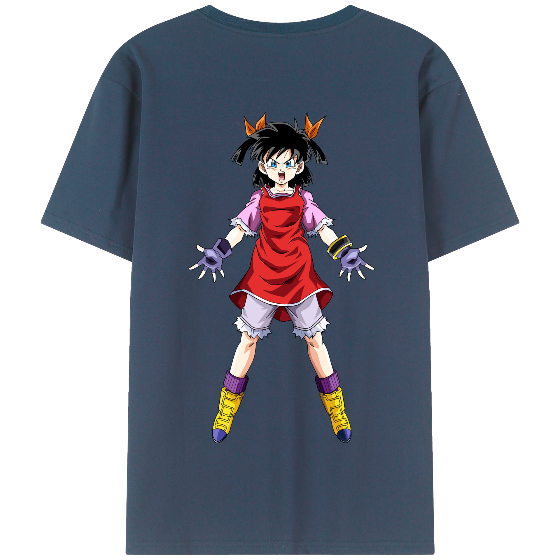 （画像用） ドラゴンボール パン DRAGON BALL Pan 綿100％半袖Tシャツ（背面プリント）
