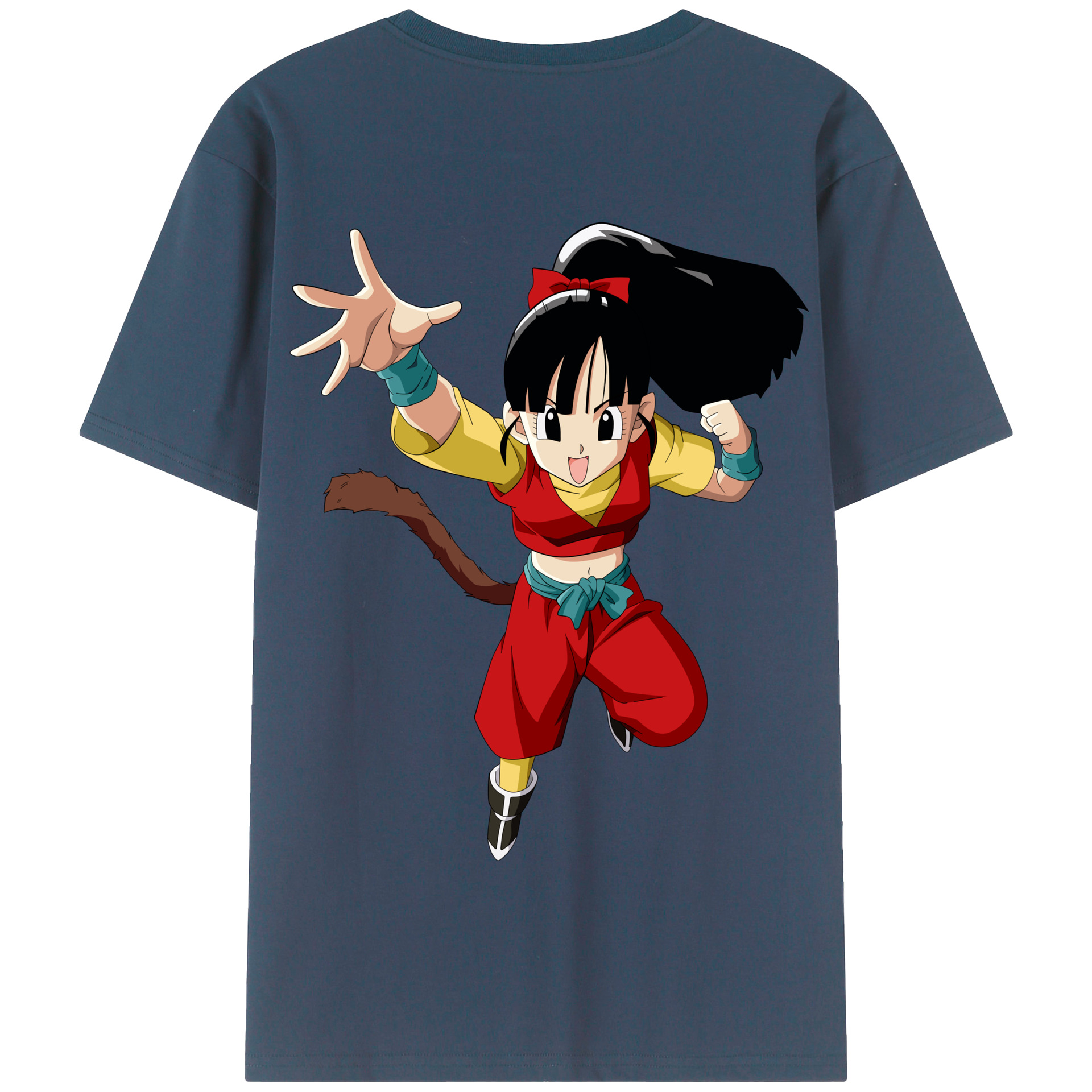 （画像用） ドラゴンボール パン DRAGON BALL Pan 綿100％半袖Tシャツ（背面プリント）