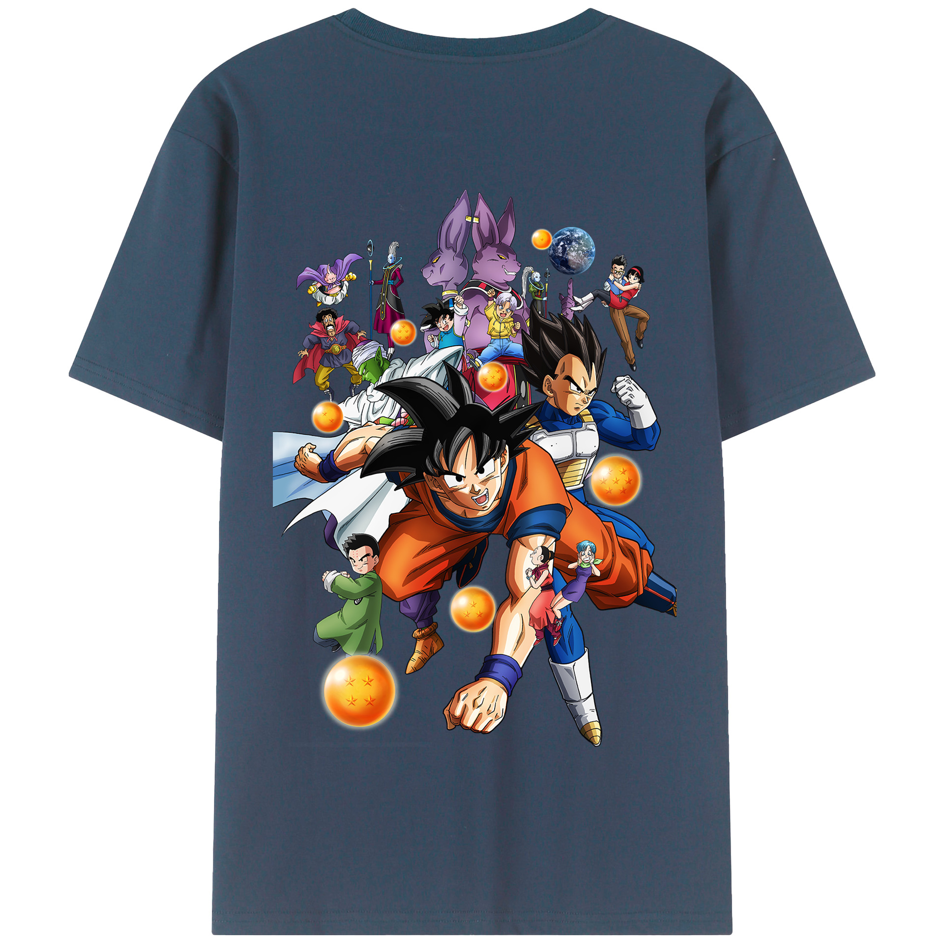 （画像用） ドラゴンボール DRAGON BALL 綿100％半袖Tシャツ（背面プリント）