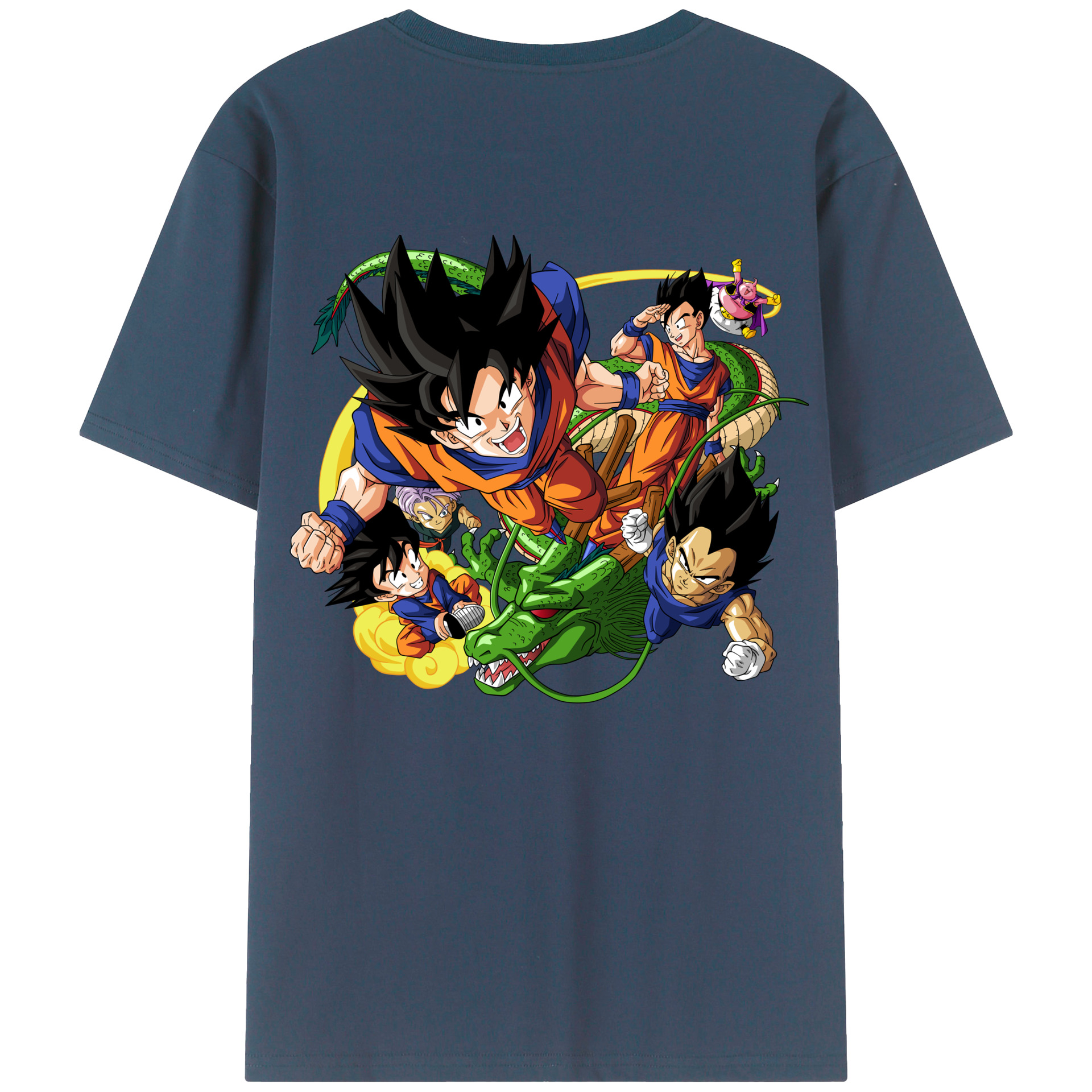 （画像用） ドラゴンボール DRAGON BALL 綿100％半袖Tシャツ（背面プリント）