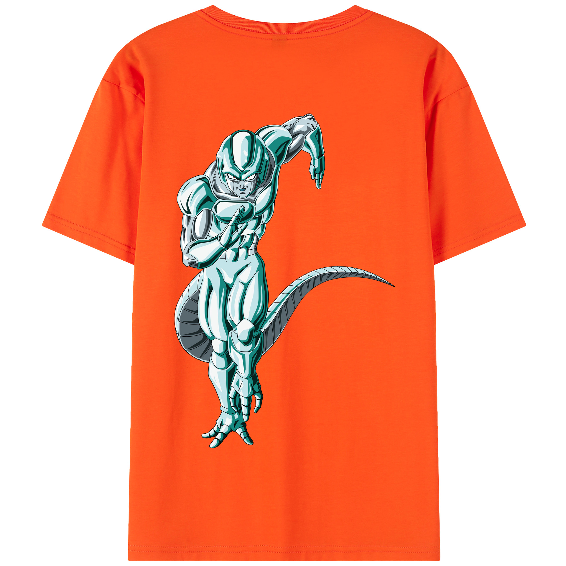 （画像用） ドラゴンボール フリーザ DRAGON BALL Frieza 綿100％半袖Tシャツ（背面プリント）