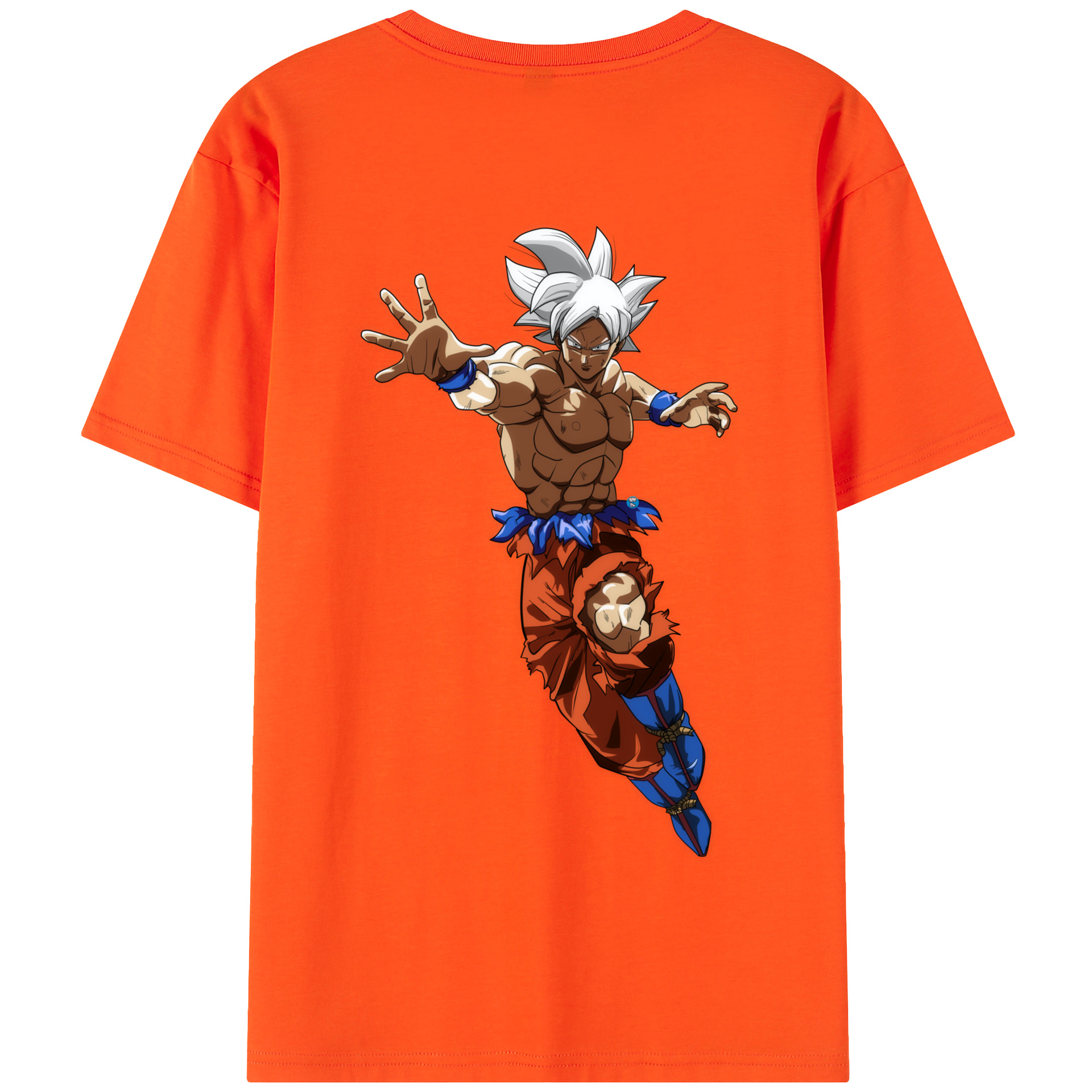 （画像用） ドラゴンボール 孫悟空（そん ごくう）Son Goku カカロット DRAGON BALL Kakarotto 綿100％半袖Tシャツ（背面プリント）