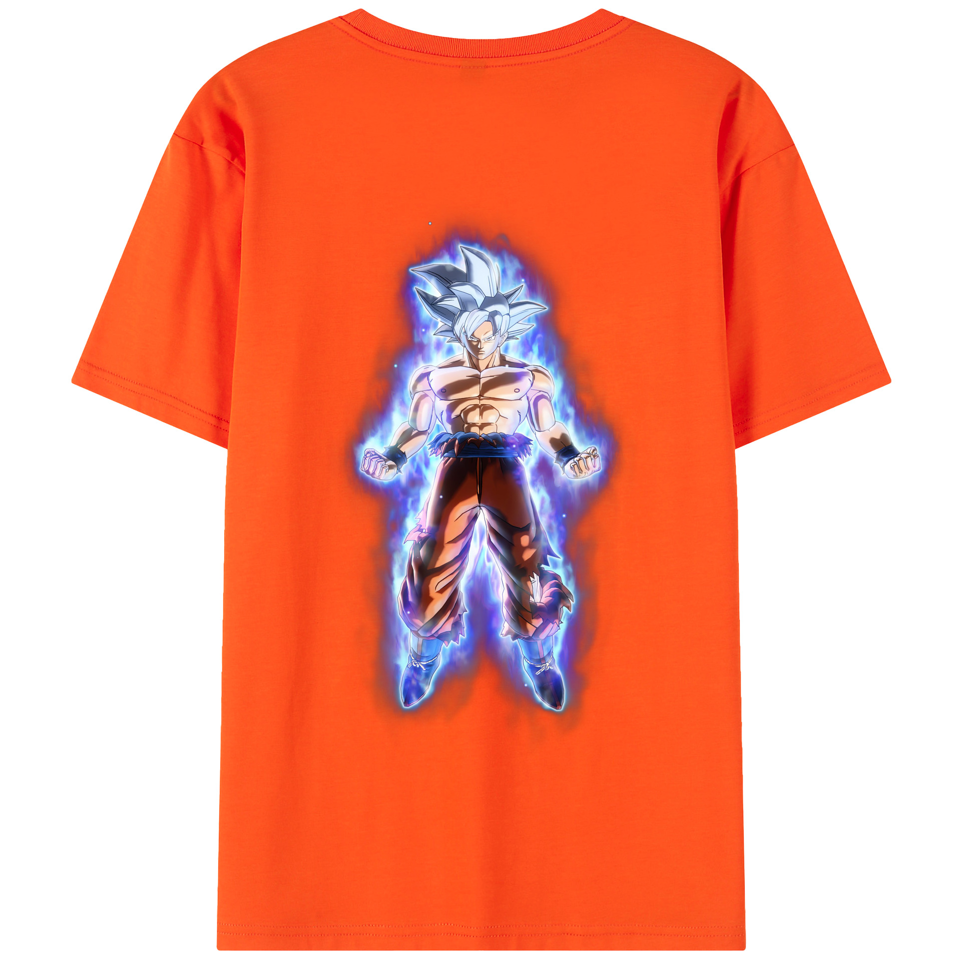 （画像用） ドラゴンボール 孫悟空（そん ごくう）Son Goku カカロット DRAGON BALL Kakarotto 綿100％半袖Tシャツ（背面プリント）