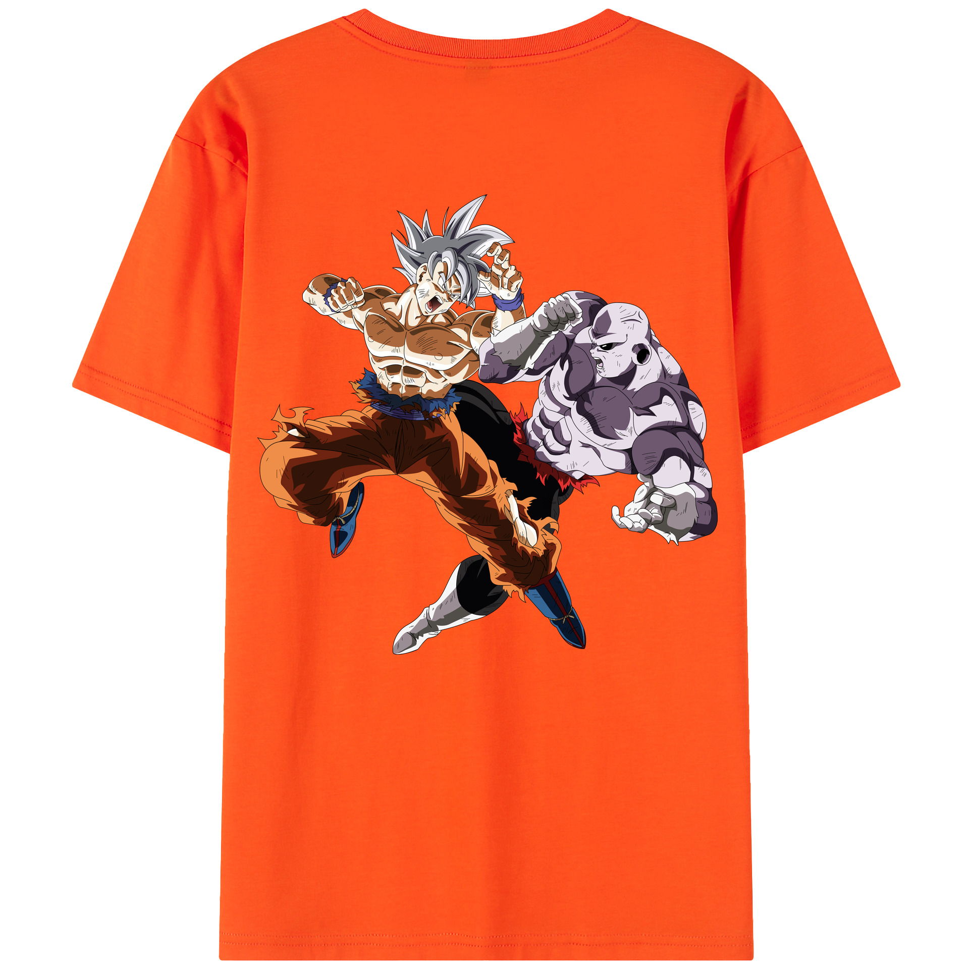 （画像用） ドラゴンボール 孫悟空（そん ごくう）Son Goku カカロット DRAGON BALL Kakarotto 綿100％半袖Tシャツ（背面プリント）
