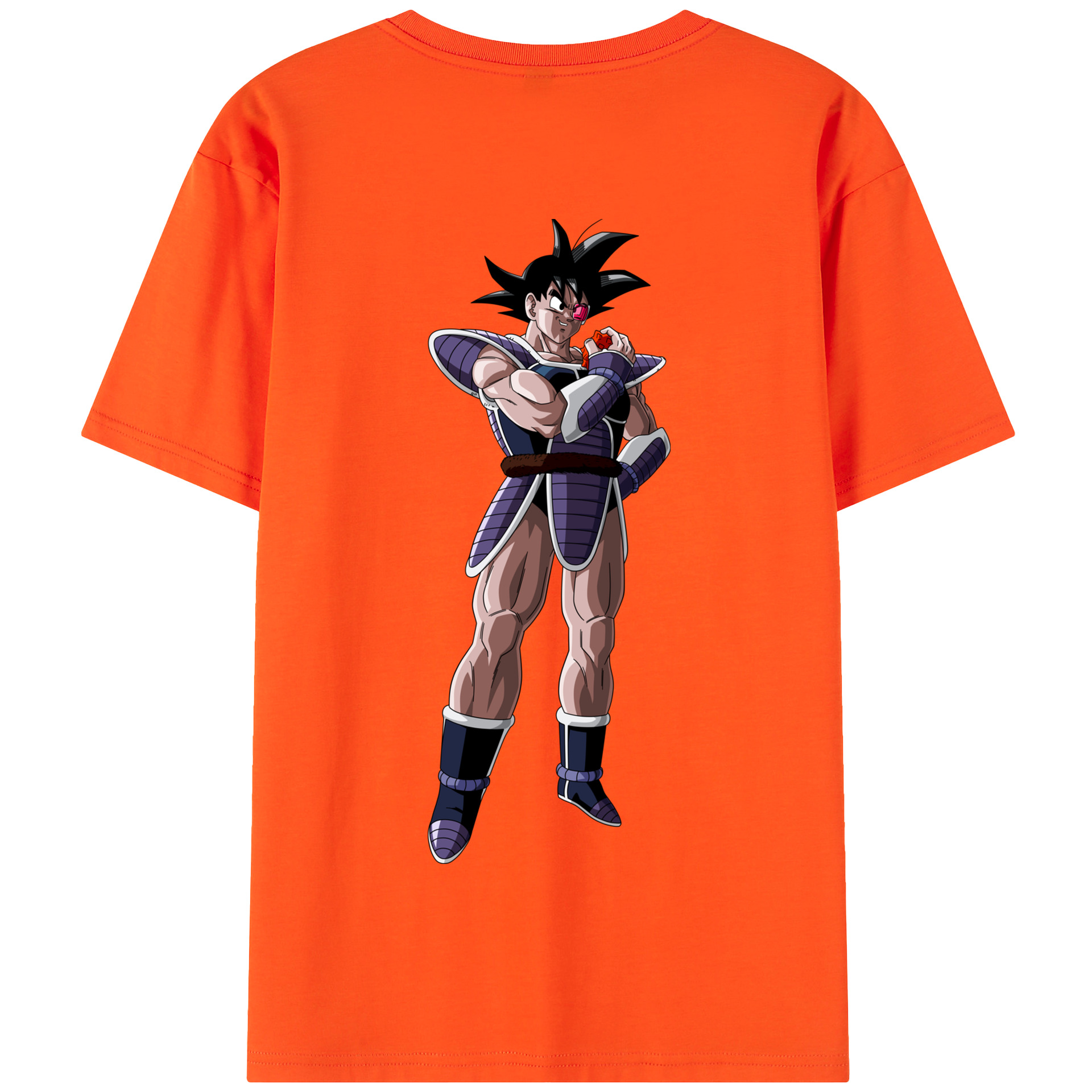 （画像用） ドラゴンボール 孫悟空（そん ごくう）Son Goku カカロット DRAGON BALL Kakarotto 綿100％半袖Tシャツ（背面プリント）
