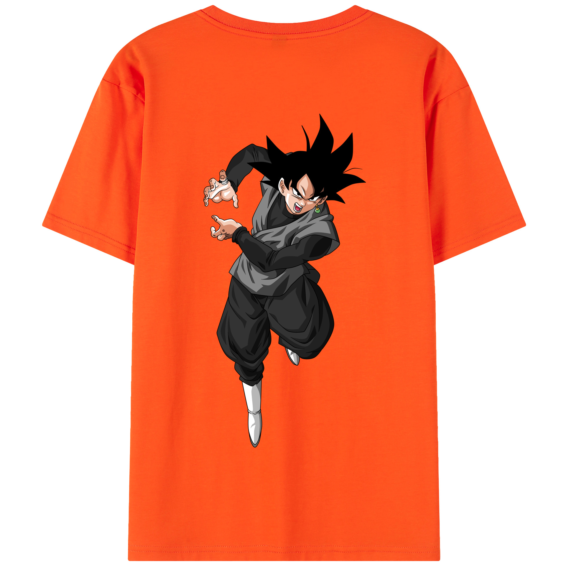 （画像用） ドラゴンボール ベジータ四世（Bejīta Yonsei）DRAGON BALL Vegeta IV 綿100％半袖Tシャツ（背面プリント）