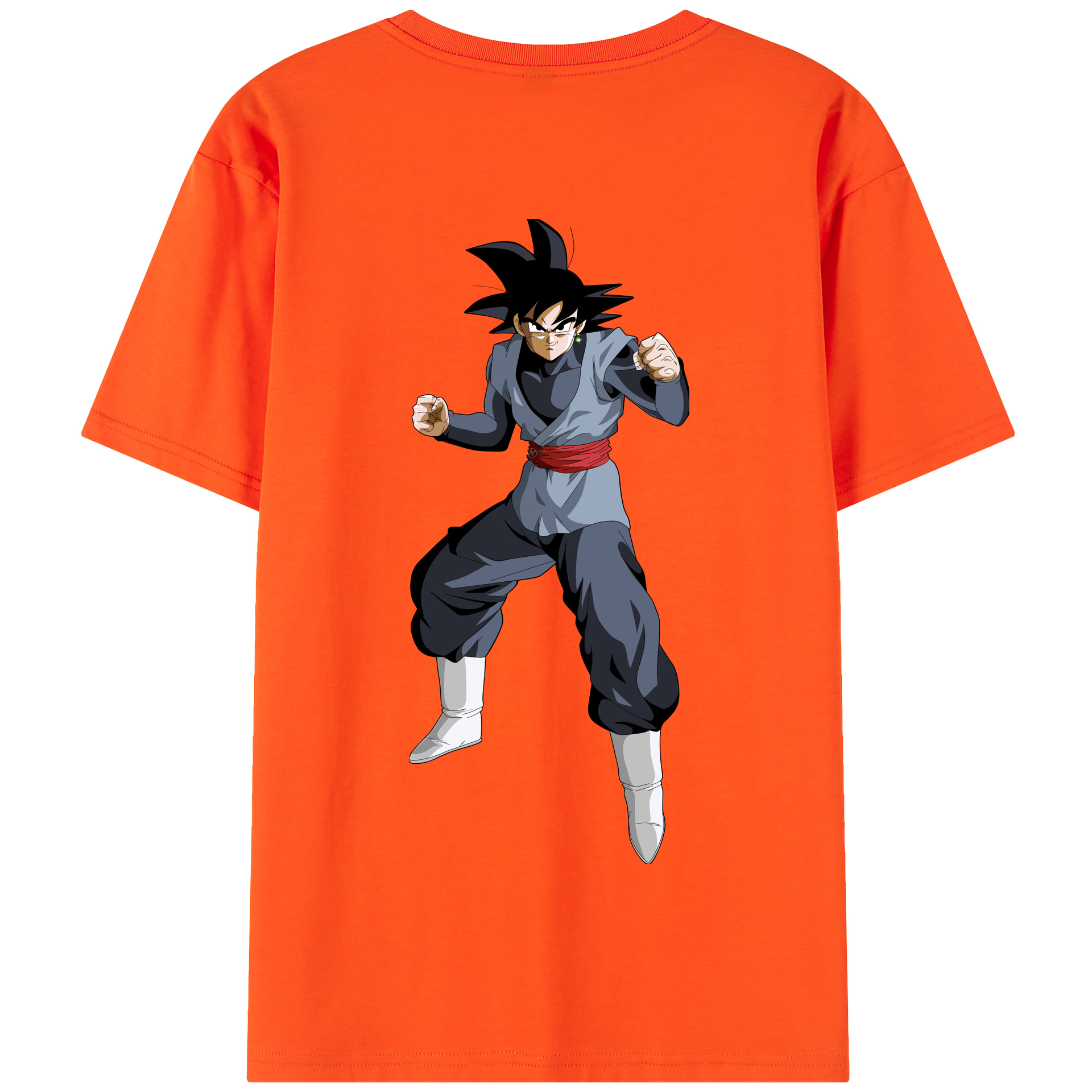 （画像用） ドラゴンボール ベジータ四世（Bejīta Yonsei）DRAGON BALL Vegeta IV 綿100％半袖Tシャツ（背面プリント）