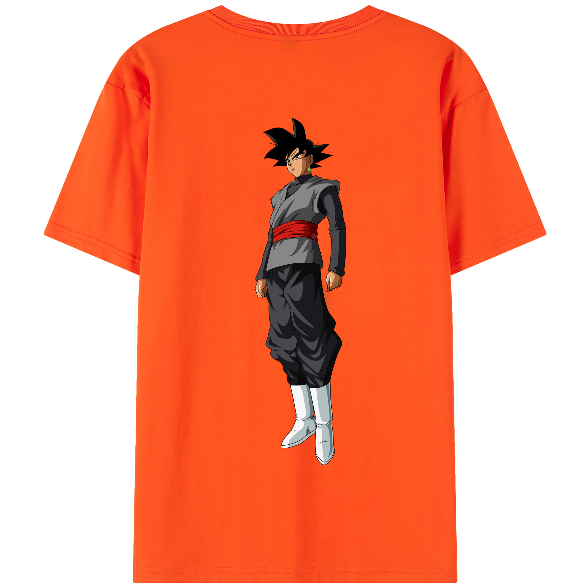 （画像用） ドラゴンボール ベジータ四世（Bejīta Yonsei）DRAGON BALL Vegeta IV 綿100％半袖Tシャツ（背面プリント）