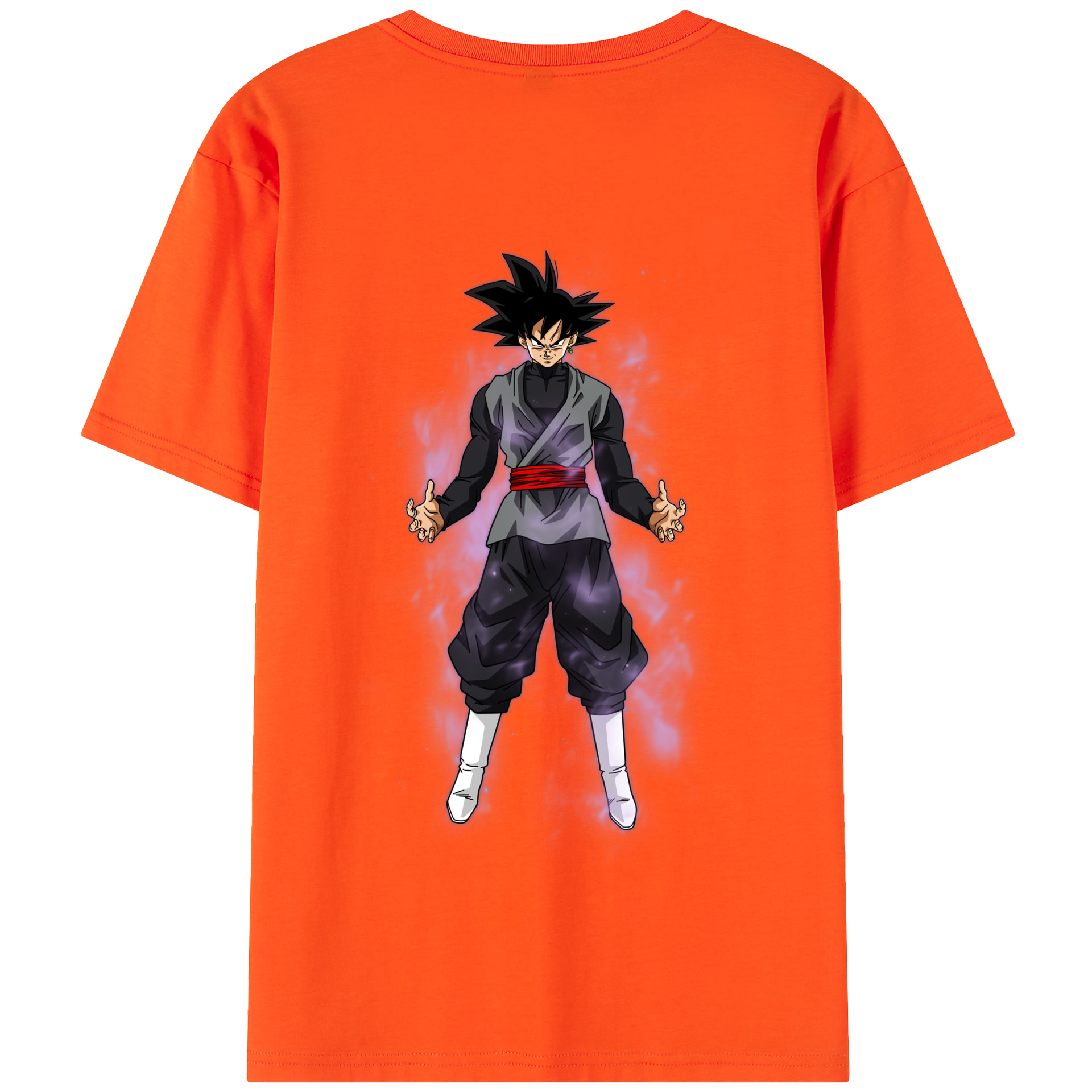 （画像用） ドラゴンボール ベジータ四世（Bejīta Yonsei）DRAGON BALL Vegeta IV 綿100％半袖Tシャツ（背面プリント）