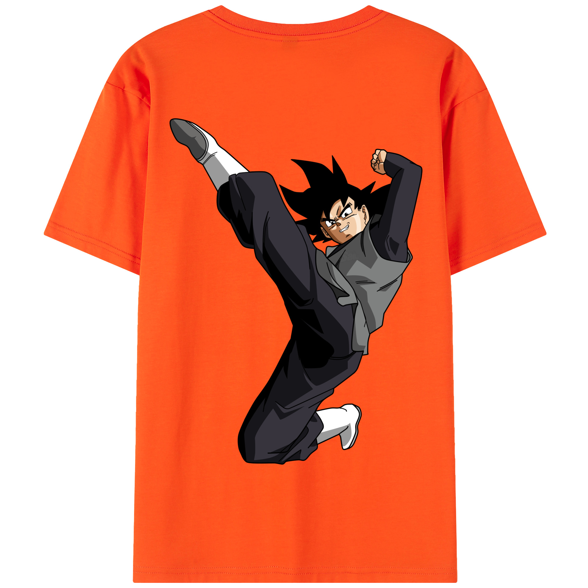 （画像用） ドラゴンボール ベジータ四世（Bejīta Yonsei）DRAGON BALL Vegeta IV 綿100％半袖Tシャツ（背面プリント）