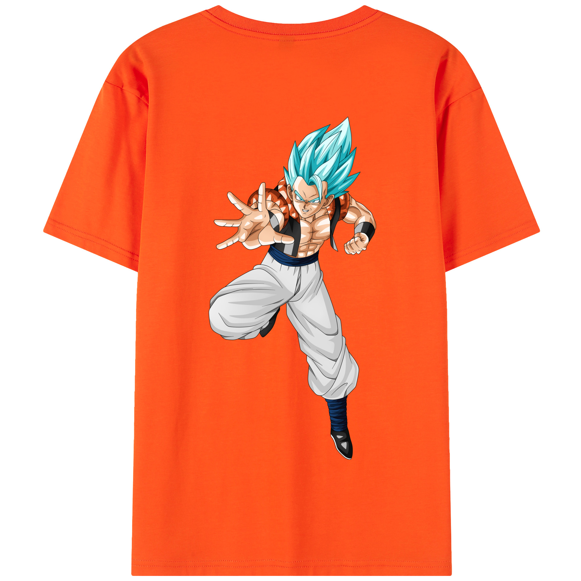 （画像用） ドラゴンボール ベジータ四世（Bejīta Yonsei）DRAGON BALL Vegeta IV 綿100％半袖Tシャツ（背面プリント）