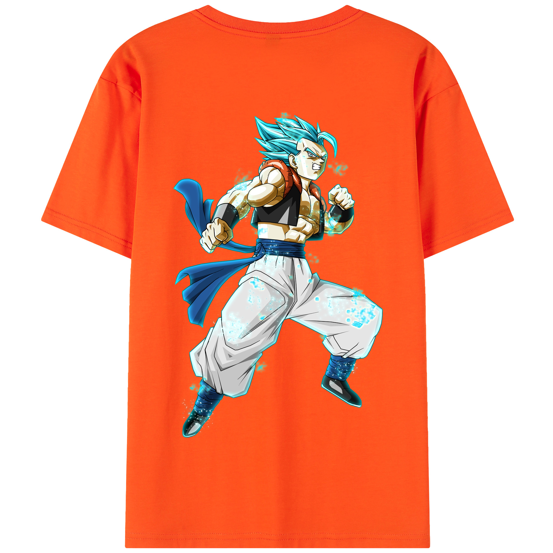 （画像用） ドラゴンボール ベジータ四世（Bejīta Yonsei）DRAGON BALL Vegeta IV 綿100％半袖Tシャツ（背面プリント）