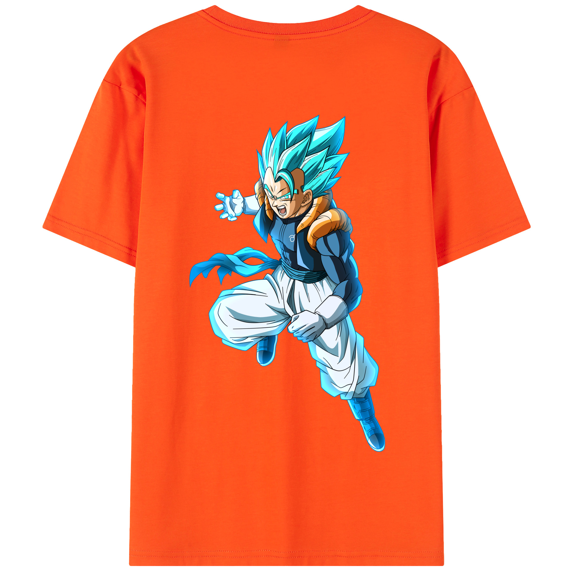 （画像用） ドラゴンボール ベジータ四世（Bejīta Yonsei）DRAGON BALL Vegeta IV 綿100％半袖Tシャツ（背面プリント）