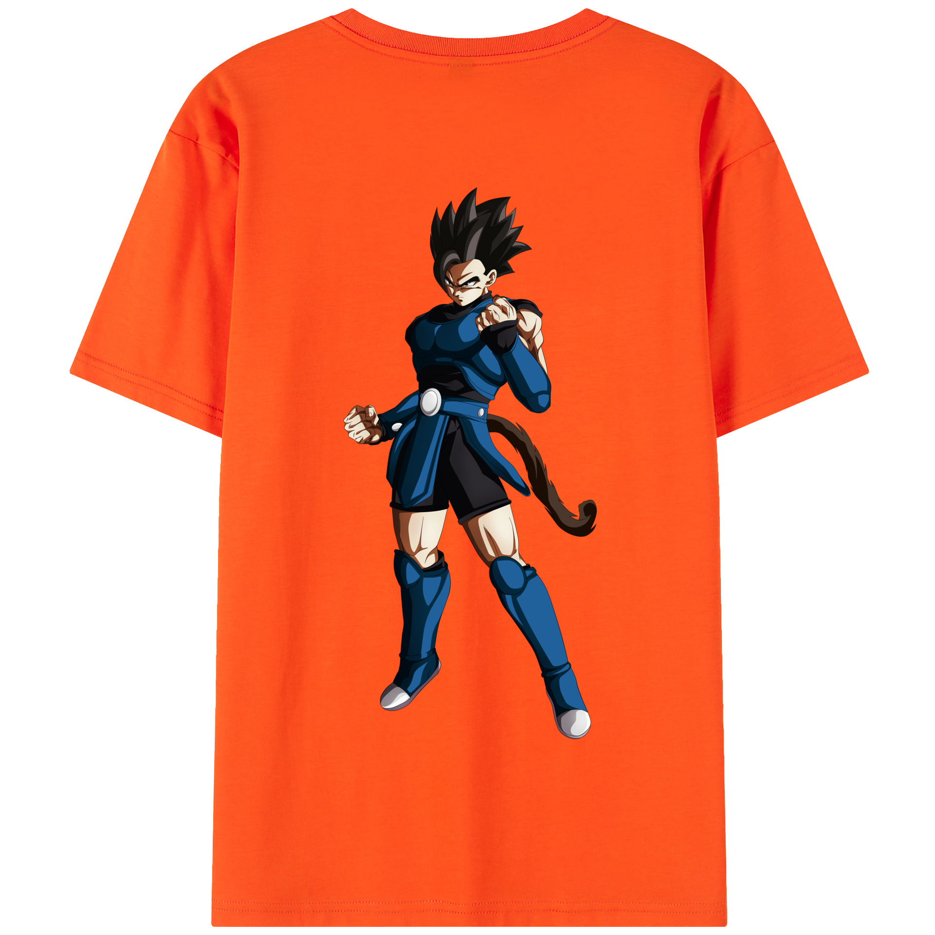 （画像用） ドラゴンボール 孫 悟飯（そんごはん）DRAGON BALL Son Gohan 綿100％半袖Tシャツ（背面プリント）