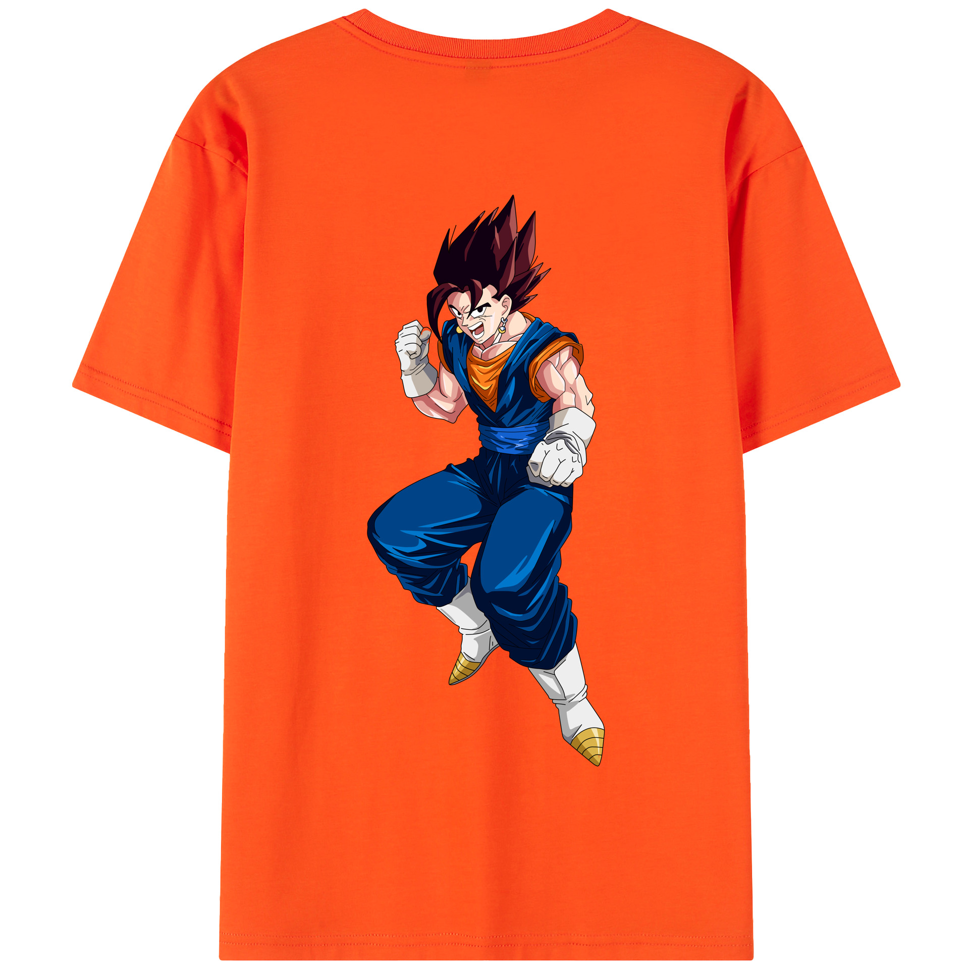 （画像用） ドラゴンボール 孫 悟飯（そんごはん）DRAGON BALL Son Gohan 綿100％半袖Tシャツ（背面プリント）