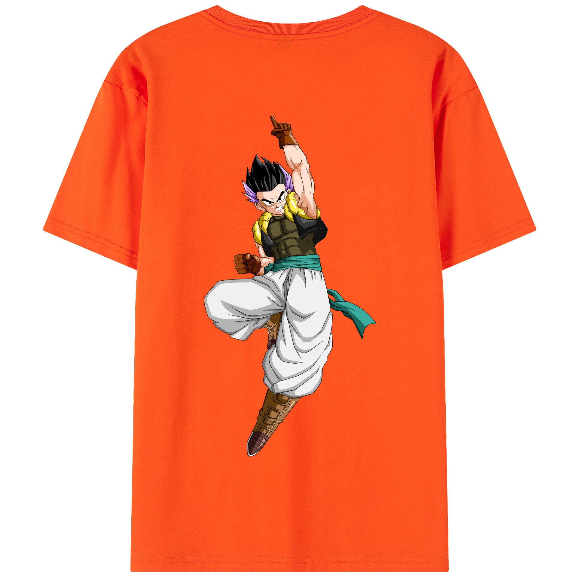 （画像用） ドラゴンボール 孫 悟飯（そんごはん）DRAGON BALL Son Gohan 綿100％半袖Tシャツ（背面プリント）