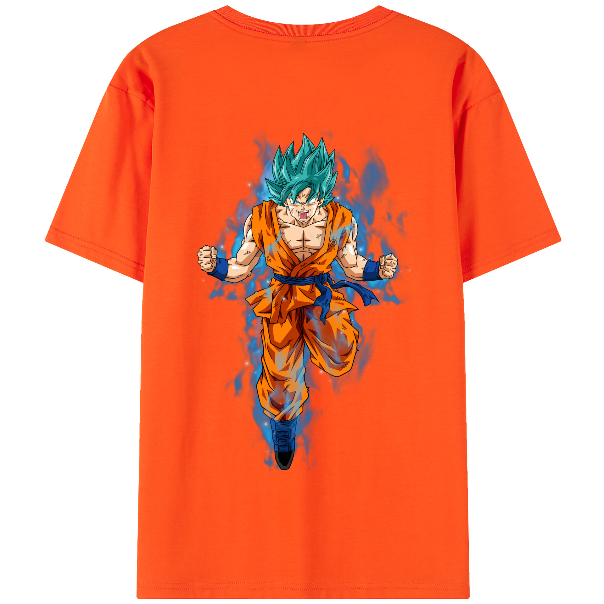 （画像用） ドラゴンボール 孫 悟飯（そんごはん）DRAGON BALL Son Gohan 綿100％半袖Tシャツ（背面プリント）