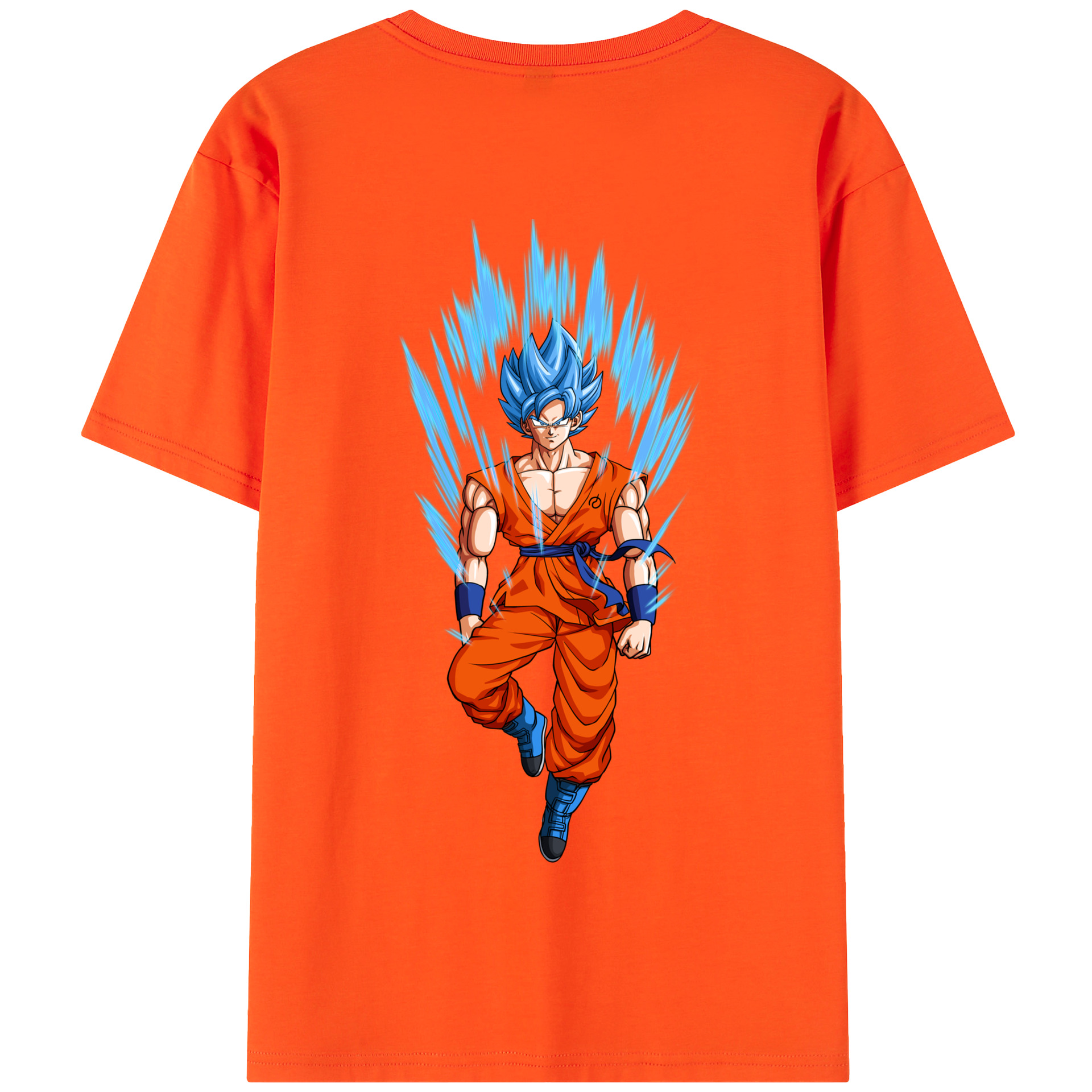 （画像用） ドラゴンボール 孫 悟飯（そんごはん）DRAGON BALL Son Gohan 綿100％半袖Tシャツ（背面プリント）