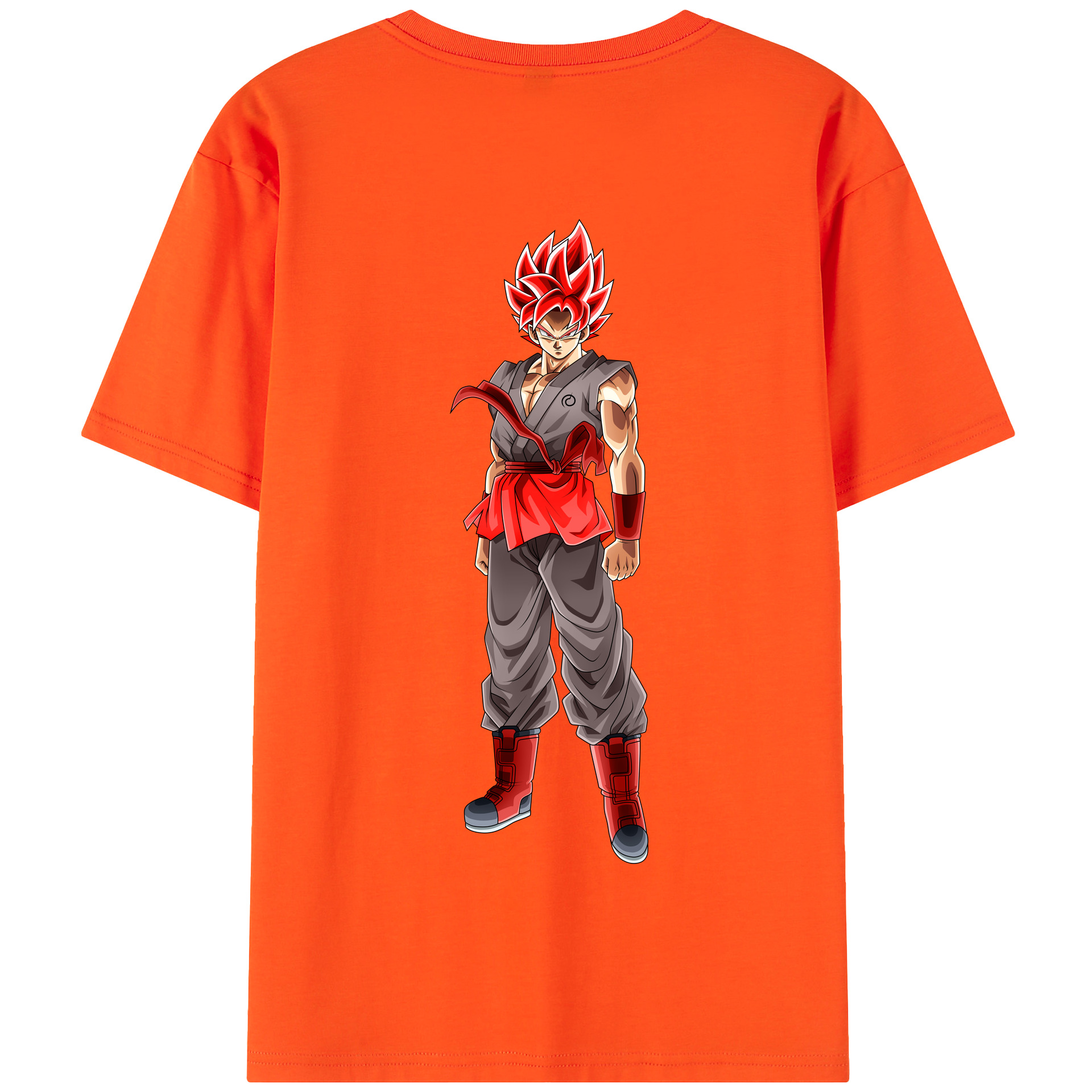 （画像用） ドラゴンボール 孫 悟飯（そんごはん）DRAGON BALL Son Gohan 綿100％半袖Tシャツ（背面プリント）